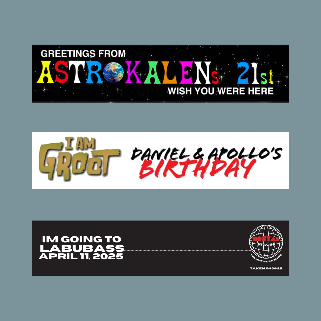 Photobooth Overlays for Parties, Events, Raves