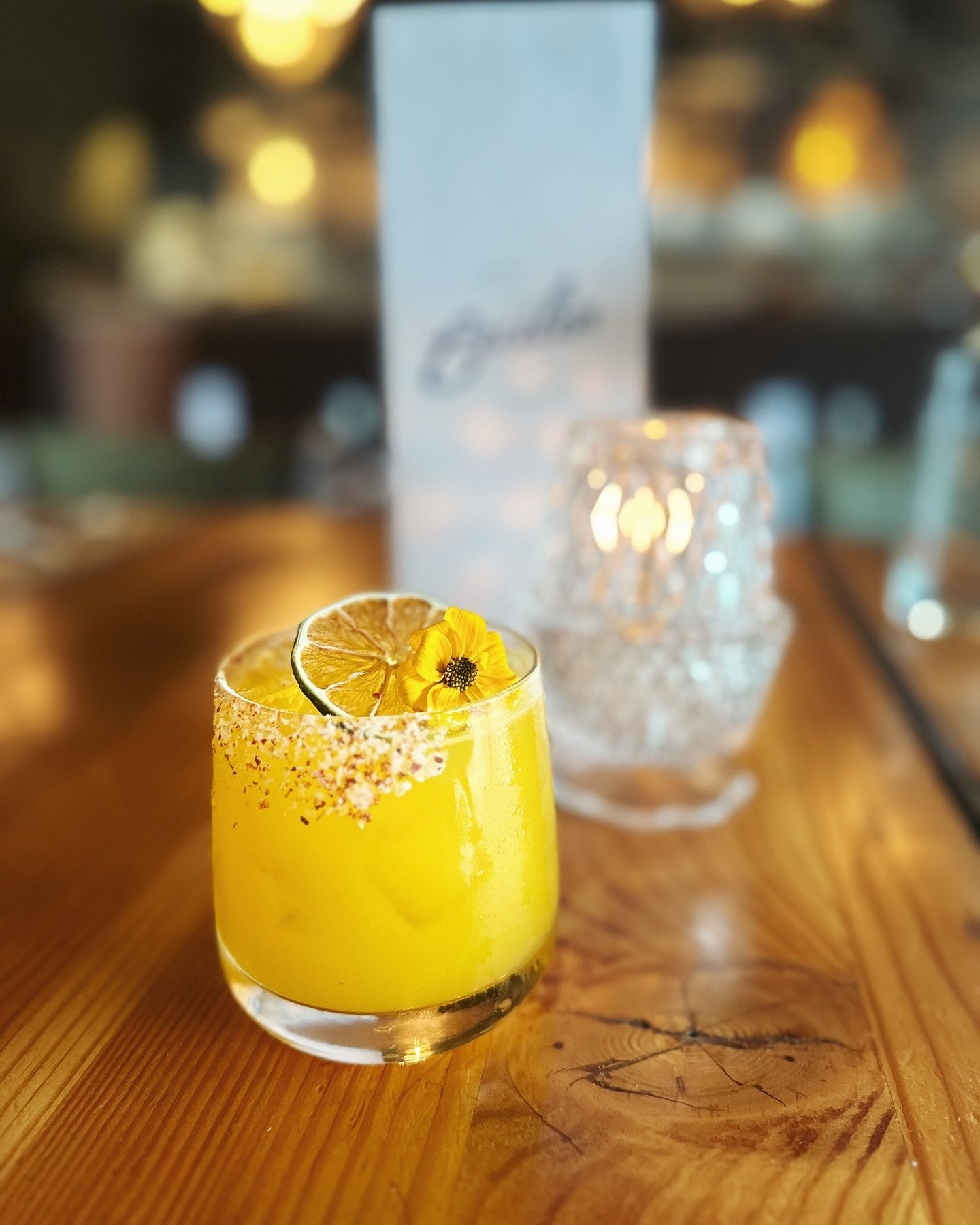 Join us tonight for a mango jalepe&ntilde;o margarita, just the right amount of sassy 😘