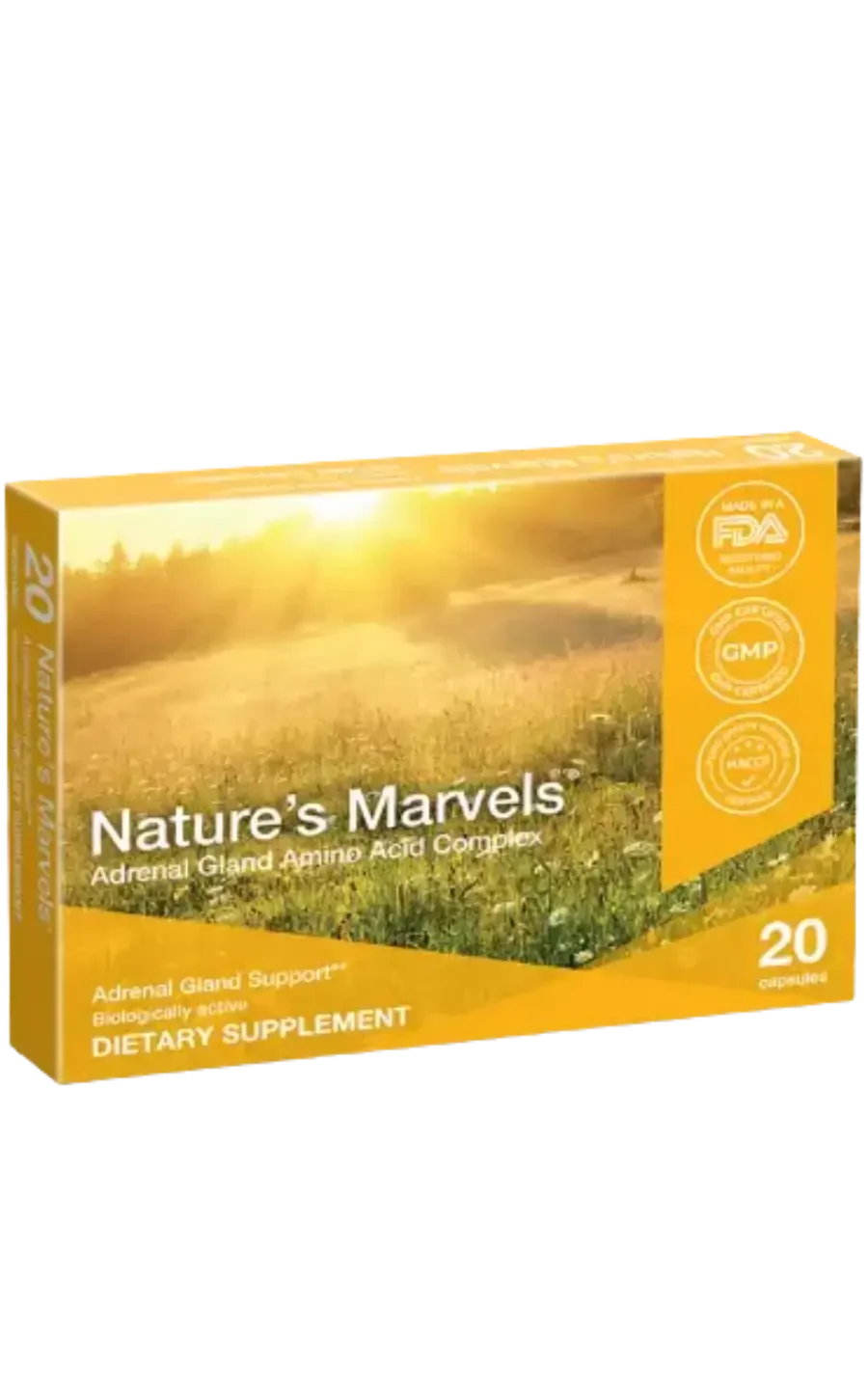 Adrenal Bioregulator (3 Boxes/60 capsules) - Nature's Marvels