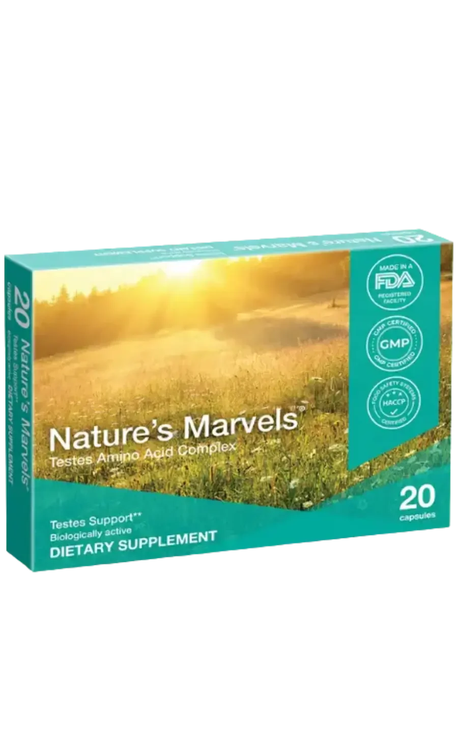 Testes Bioregulator (3 Boxes/60 capsules) - Nature's Marvels