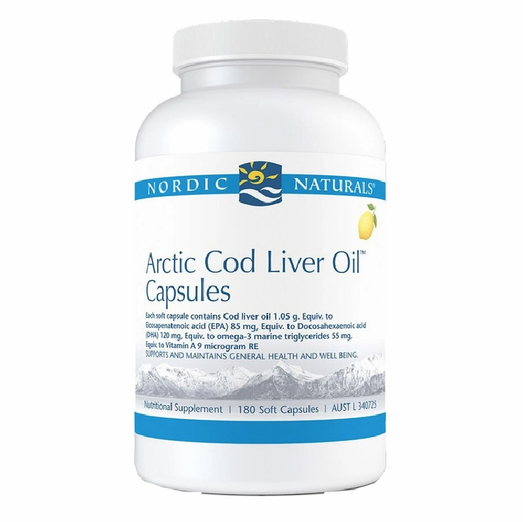 Nordic Naturals Arctic Cod Liver Oil Capsules