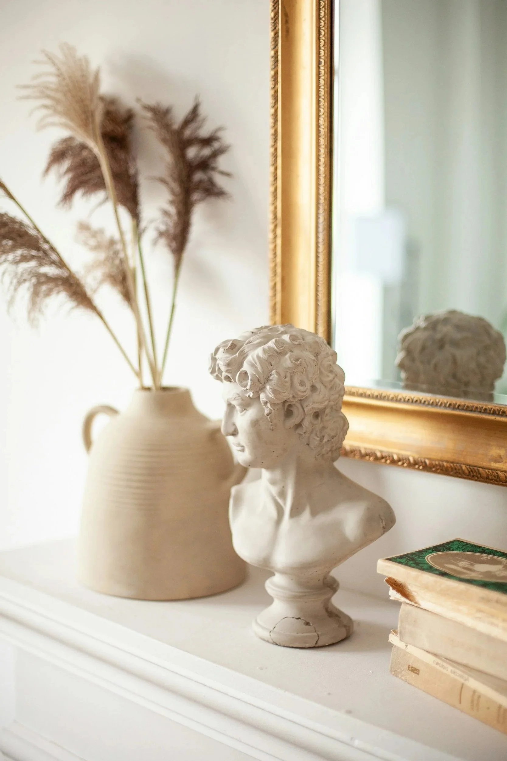 Styled shelving demonstrating home staging techniques that improve buyer perception and create emotional connection during viewings.