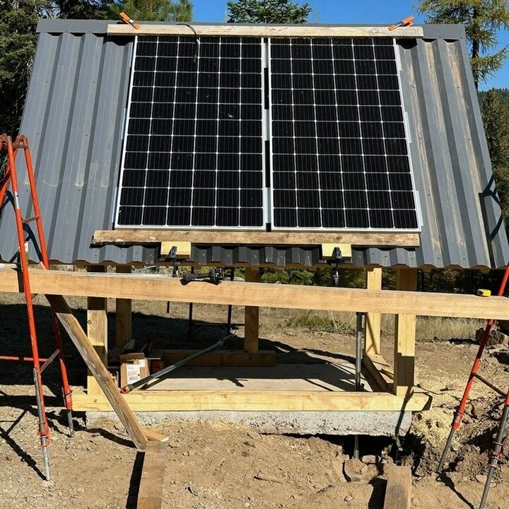 While it's not glamorous, we have fabulous news!! We completed the pumphouse and running the lines... next stop soaking tubs!!!