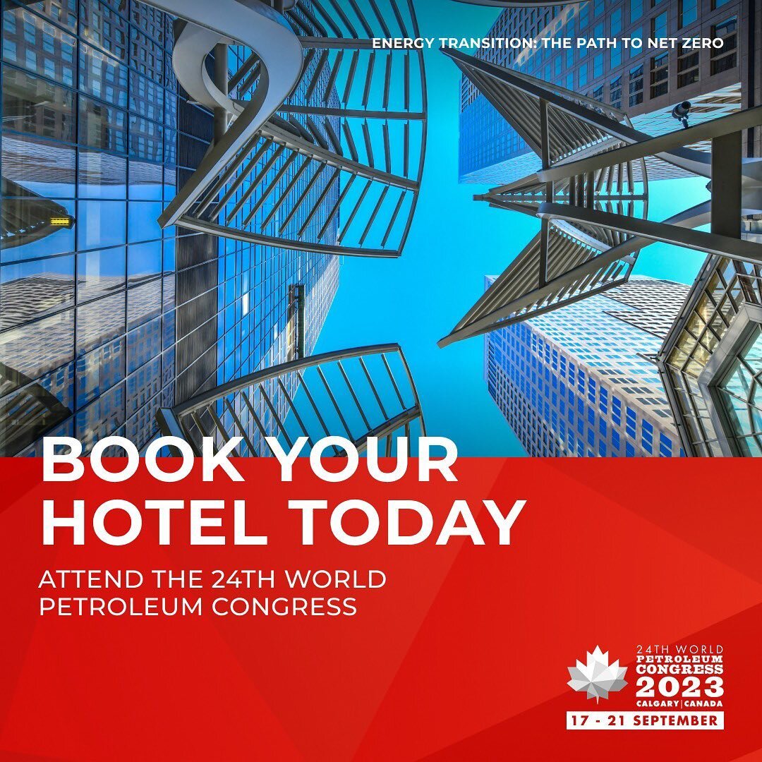 Reserve your hotel now! Head to our website for speciality rates as supply is limited. 

Check for availability: https://lnkd.in/d6B34WJx

Make the most of the early delegate registration rate: https://lnkd.in/gfmXCwbg

#WorldPetroleumCongress #ThePa