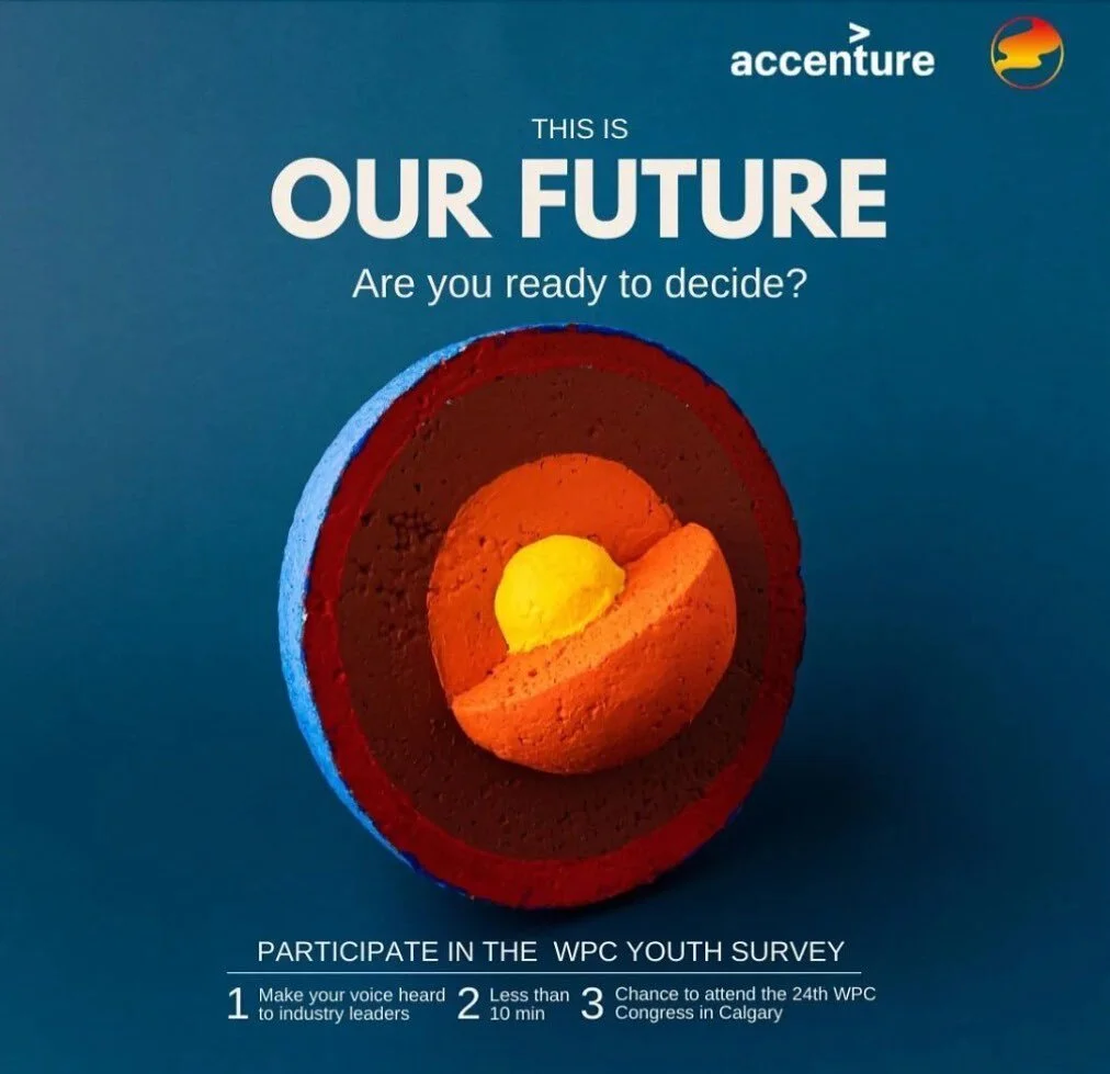 📣📣📣 Calling on youth from all over the globe to share their take on the energy transition. 

The 2023 Global WPC Youth Survey is looking to hear from students and young professionals on how they feel about the energy sector and what the future loo