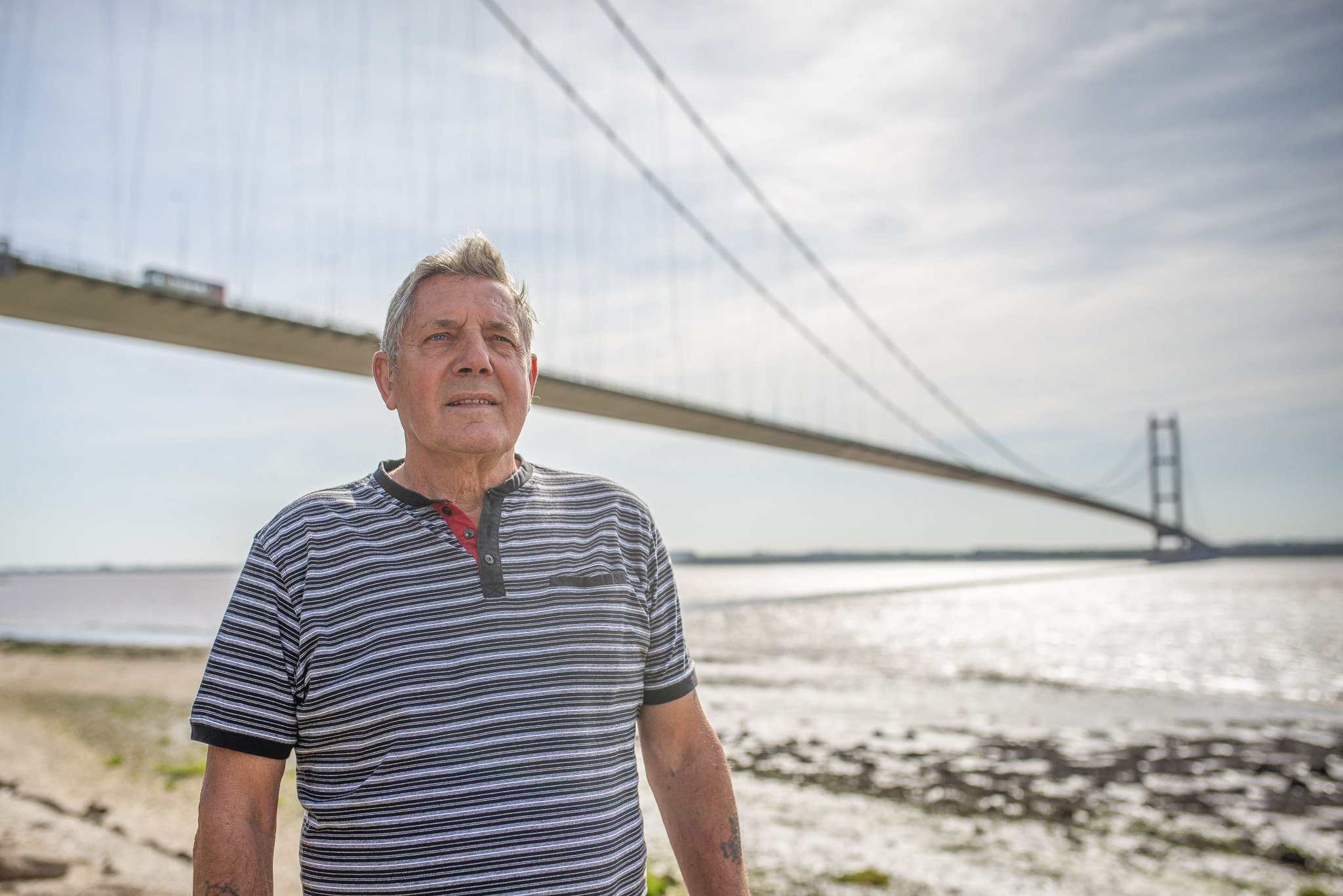 Ernie Bilocca ex trawlermen and son of Lillian Bilocca the founder of the headscarf heroes.