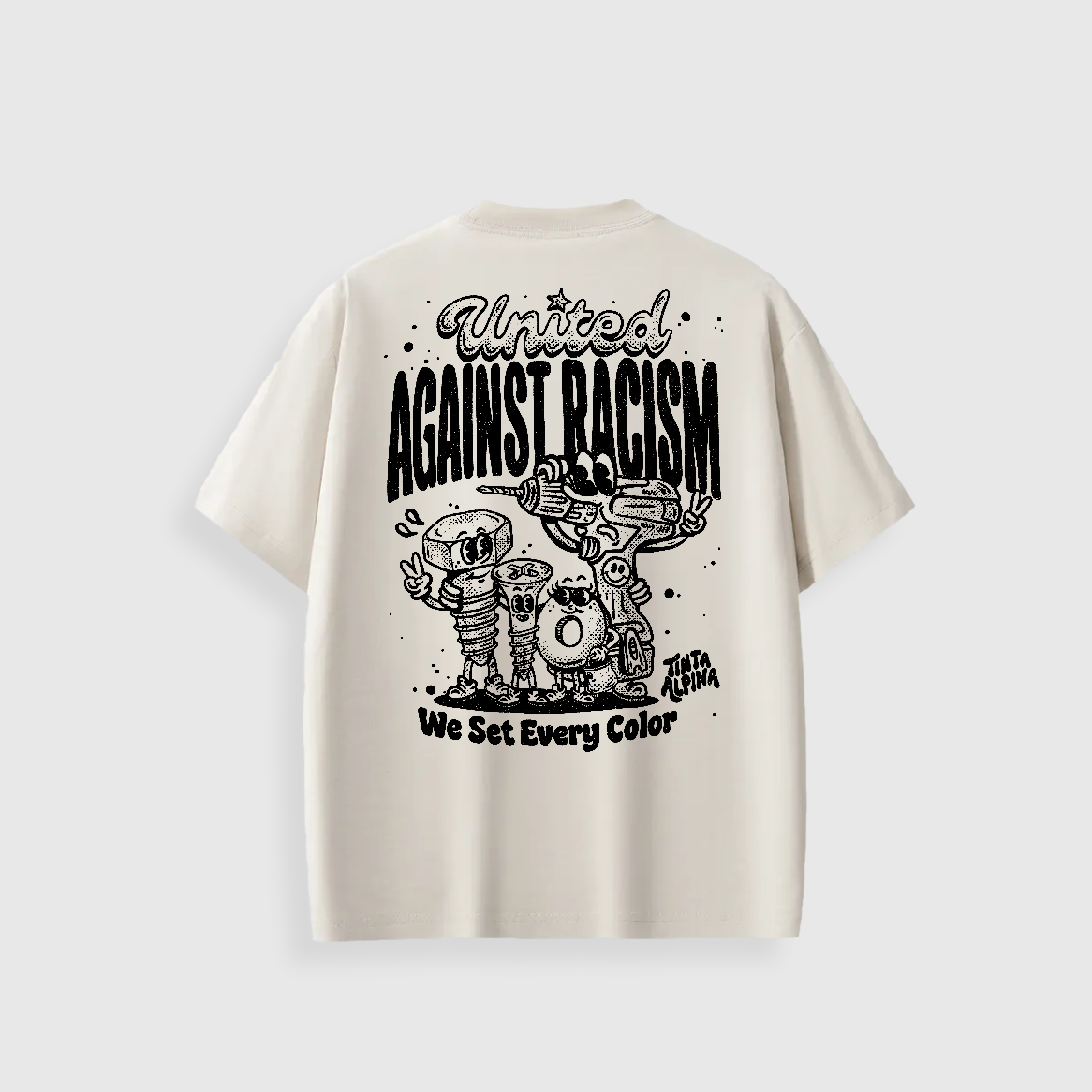 AGAINST RACISM - APRICOT