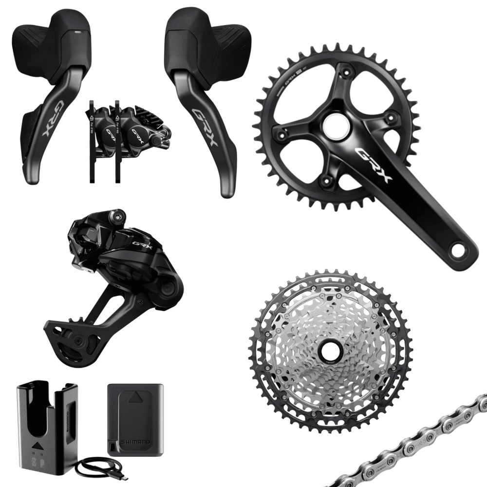 Shimano GRX グループセット shimano-grx-di2-wireless-groupset-1-x-12 — Imaginary BikeWorks