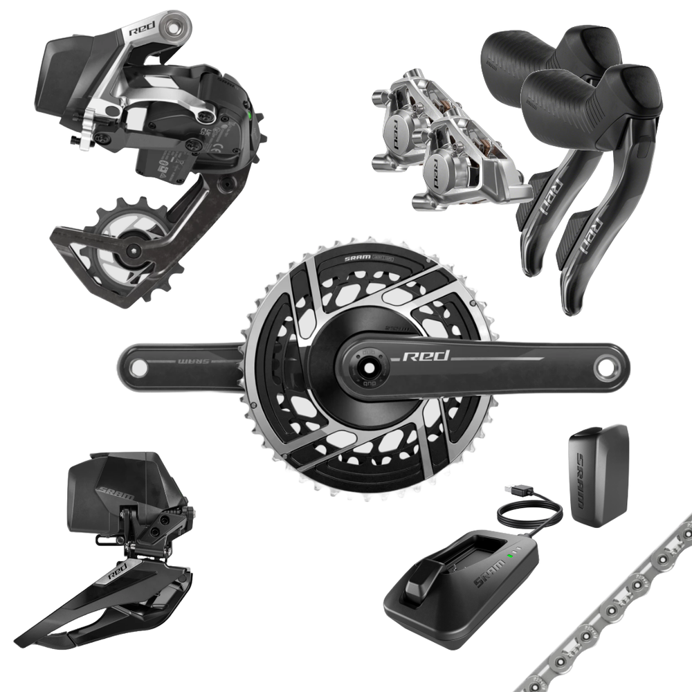 最終 値下げ 新品 SRAM RED AXS 2X グループセット SRAM Red AXS 2x Groupset — Imaginary BikeWorks