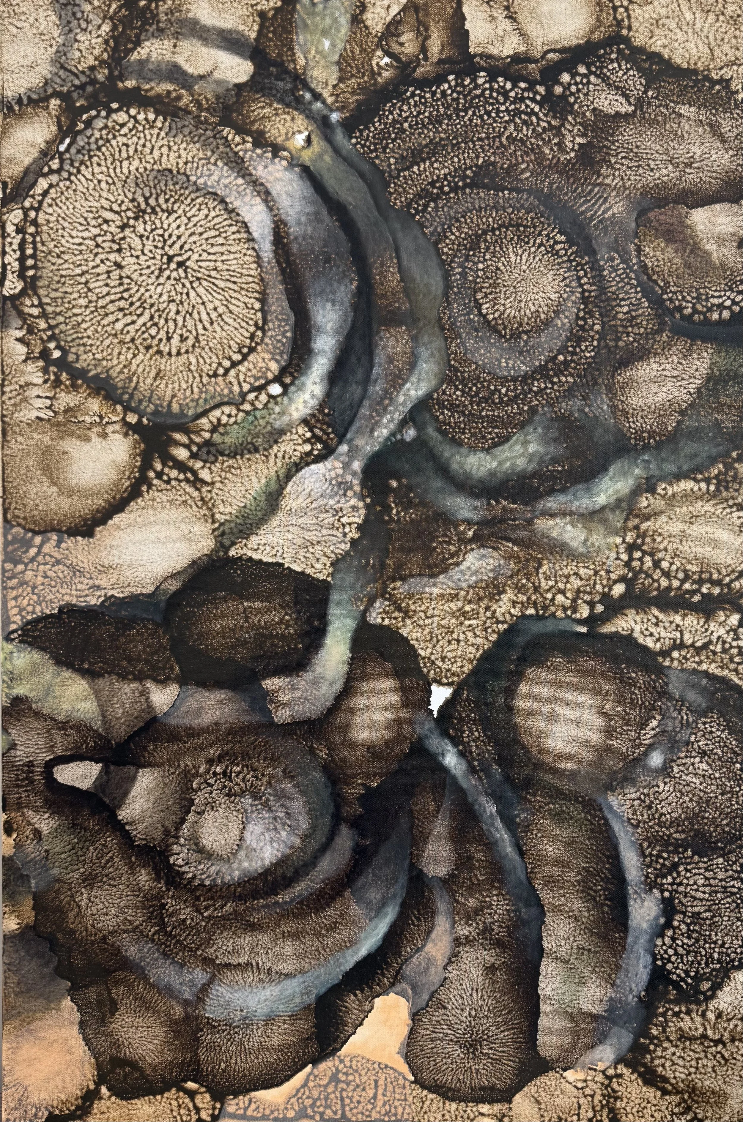 Brailio raštai pavasariui | akrilas - drobė 120x80