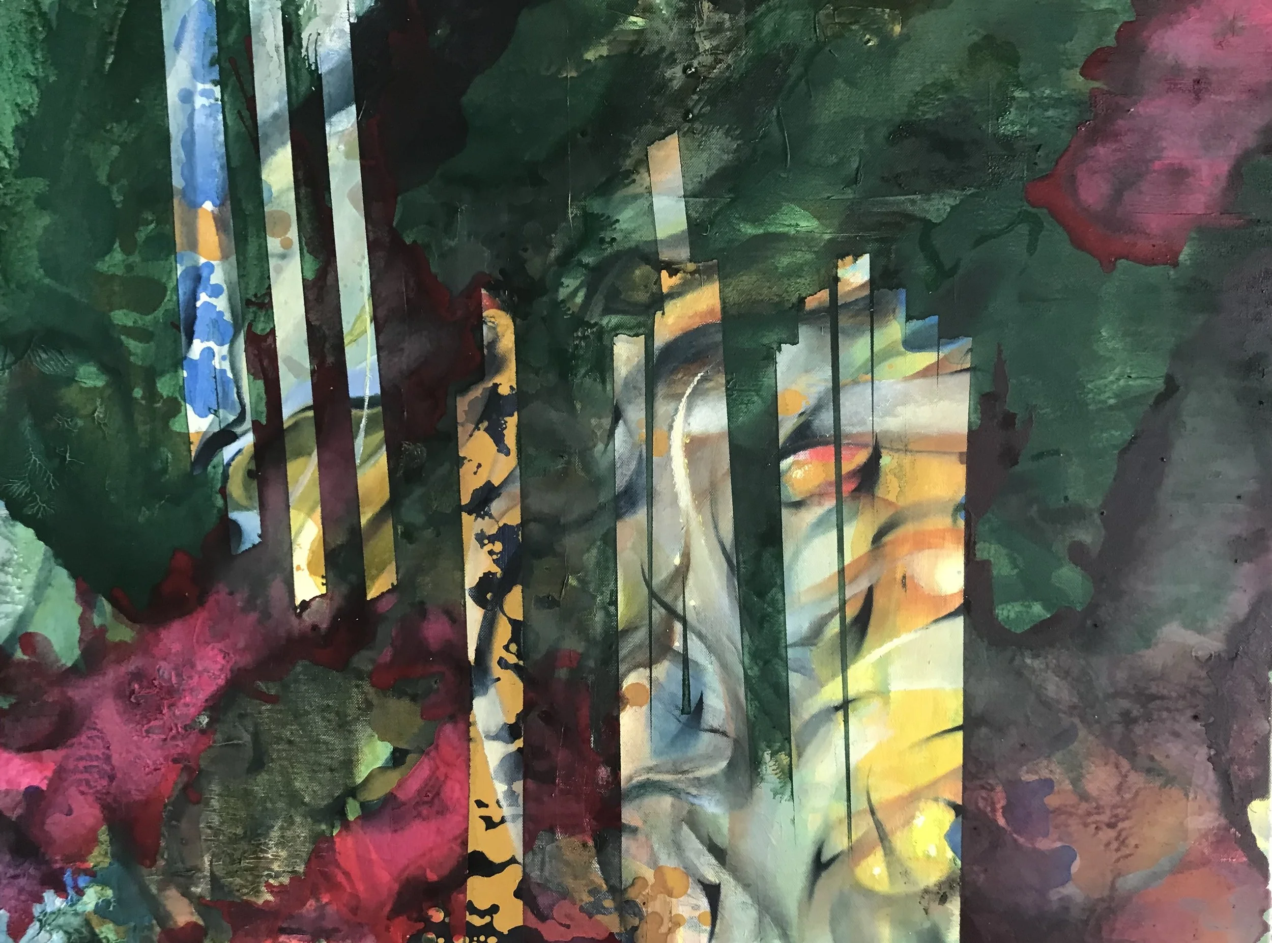 Būties trapumo istorijos II | akrilas -aliejus - drobė 60x80