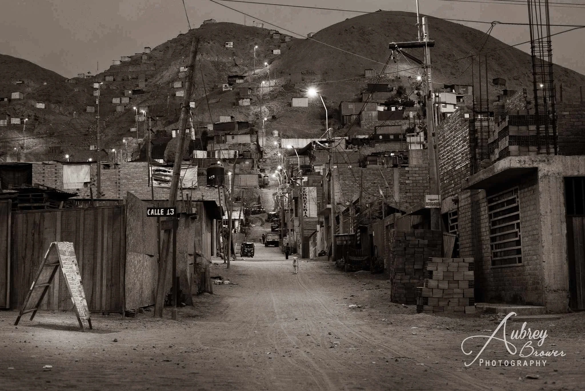 Manchay City Peru at Dusk