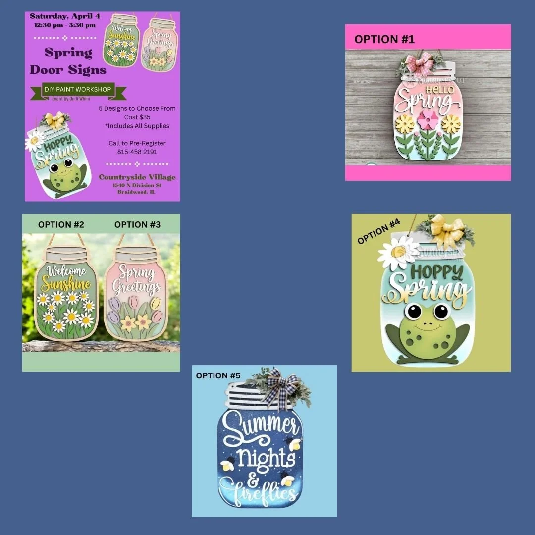 DIY Door Hanger Workshop