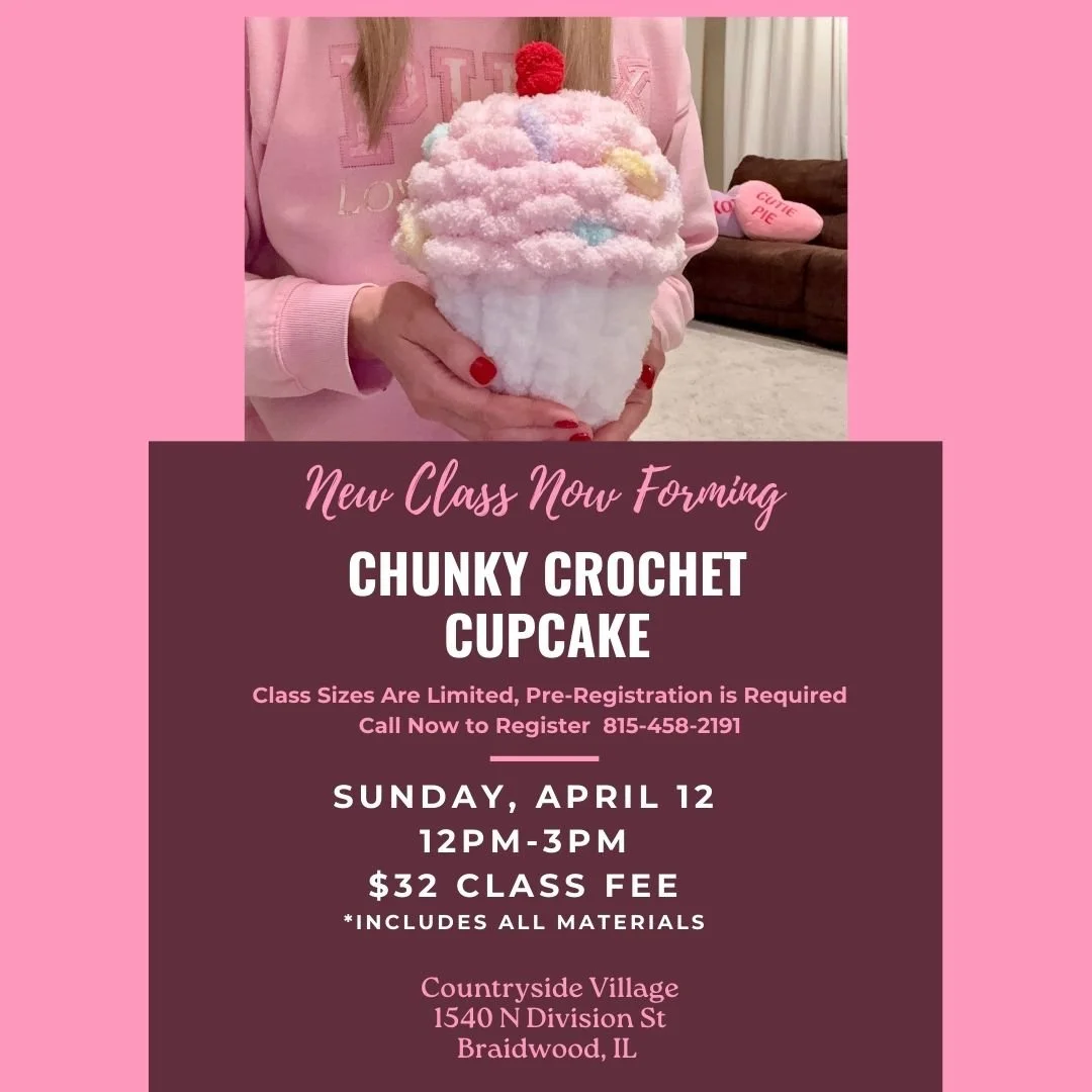 Chunky Crochet Cupcake Workshop