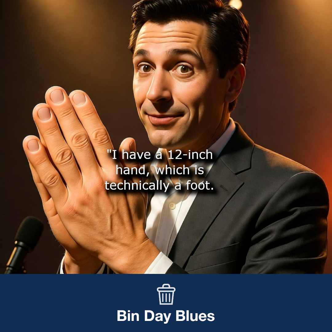 4. 12-Inch Hand Joke