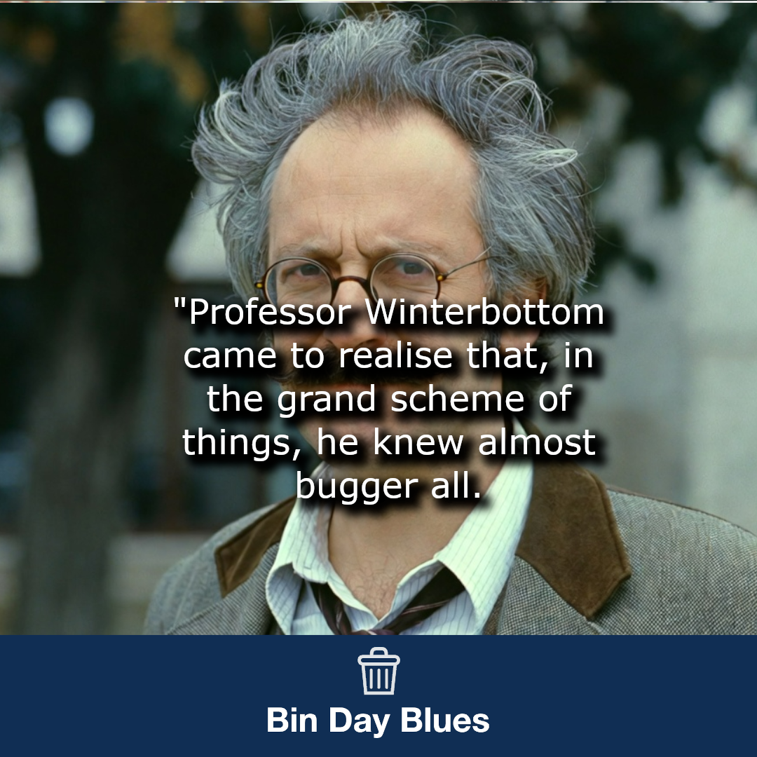 A Professor that understands he knows very little about the world