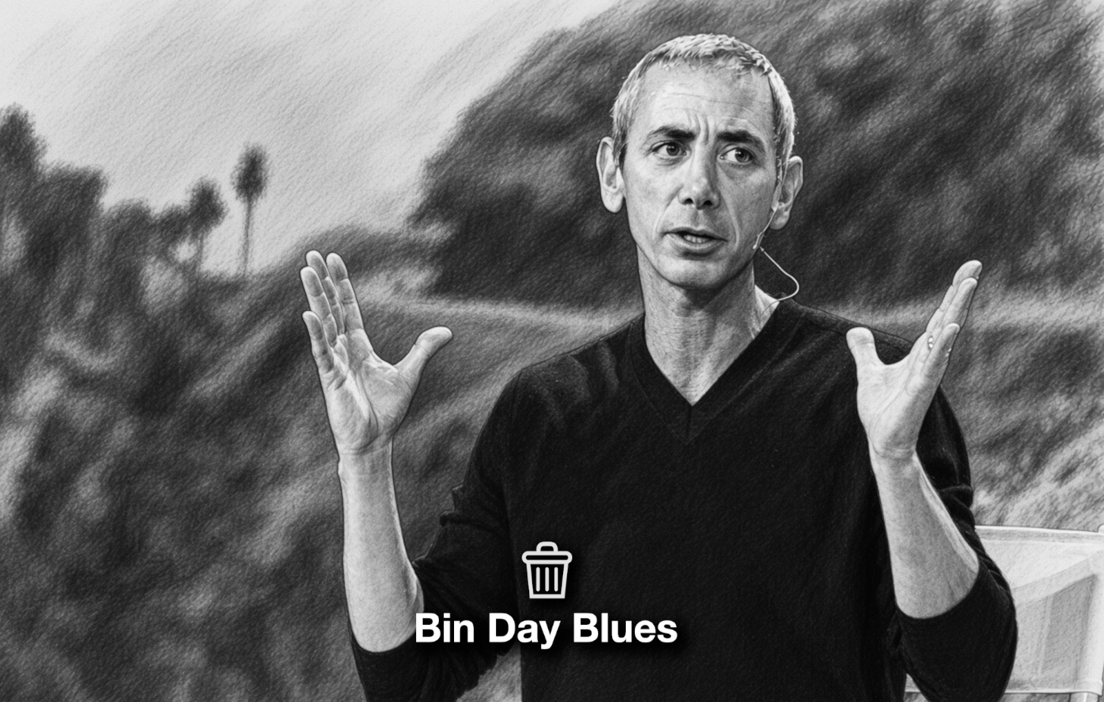 Steven Kotler, with short dark hair and casual attire, speaking passionately about flow states and human performance at a seminar.