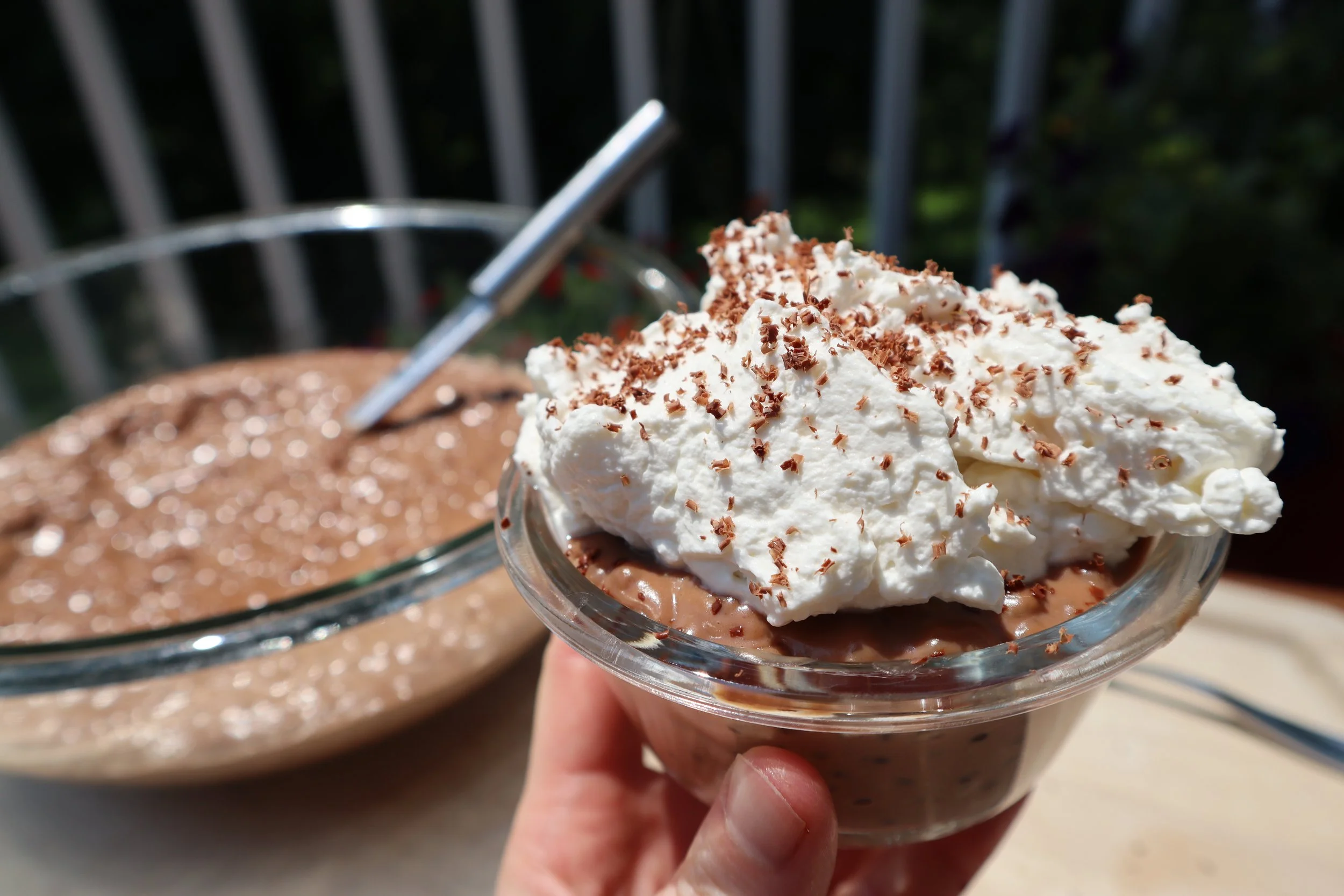 Creamy Chocolate Tapioca Pudding Recipe with Homemade Whipped Cream