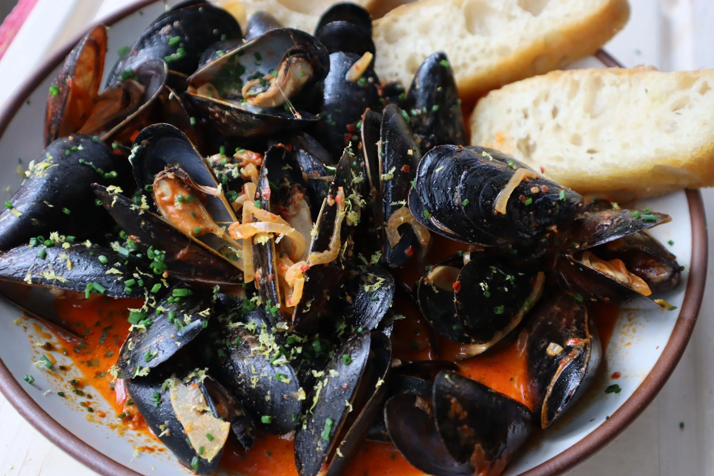 Spicy ‘Nduja Mussels