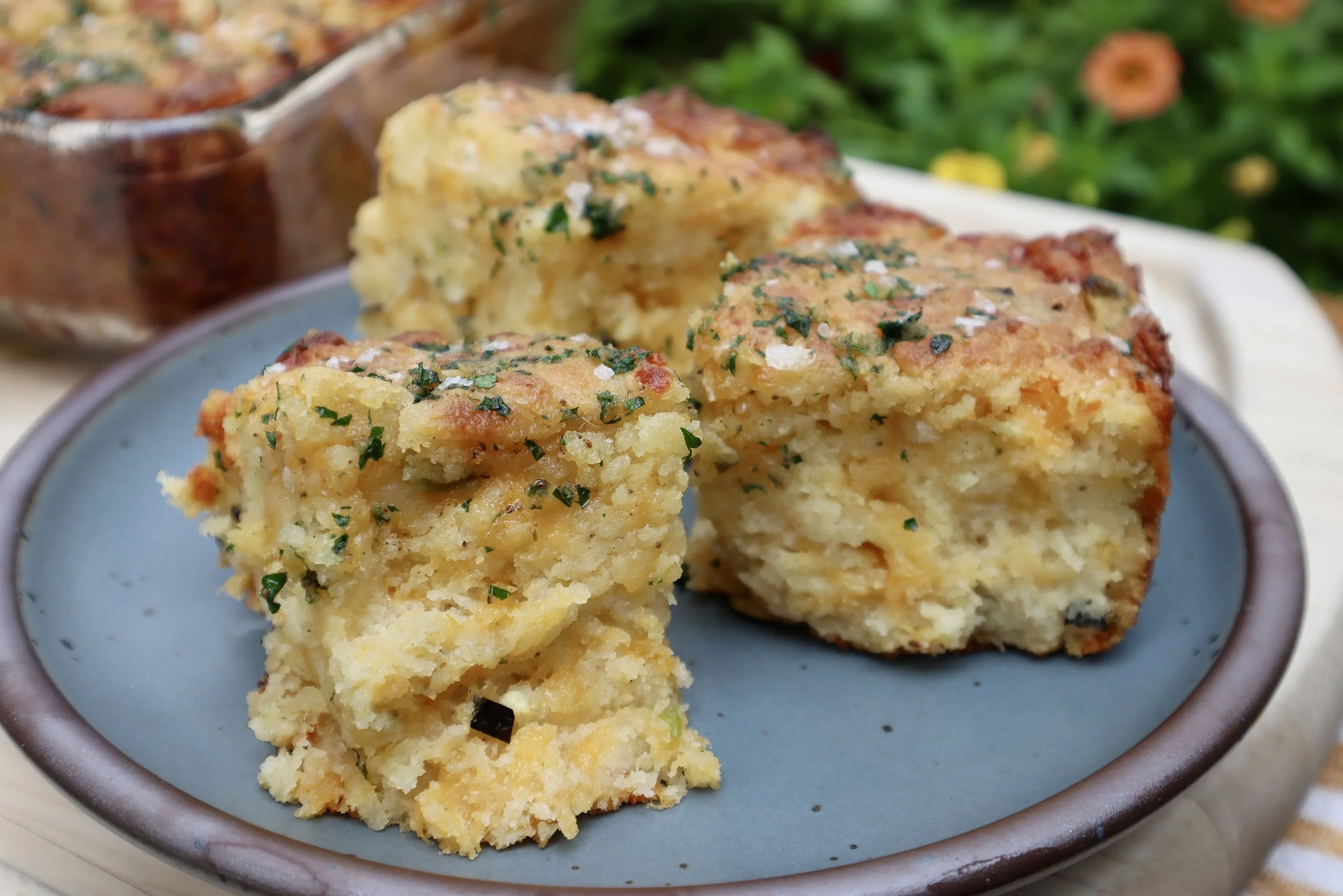 Jalapeño Cheddar Bay Butter Swim Biscuits