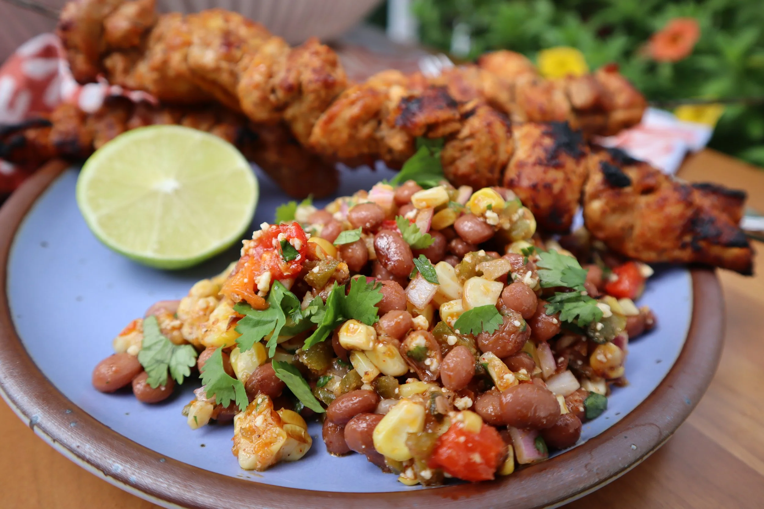 Roasted Corn &amp; Bean Salad