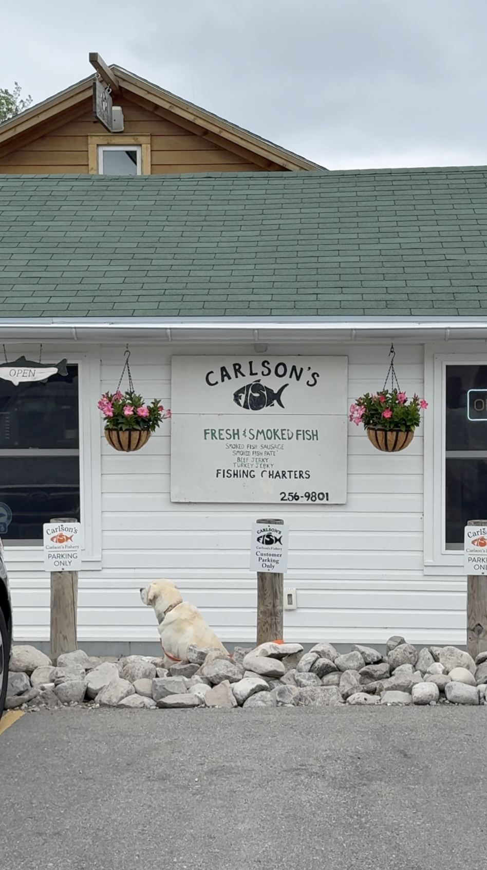 Carlson's Fresh & Smoked Fish in Fishtown Leland MI