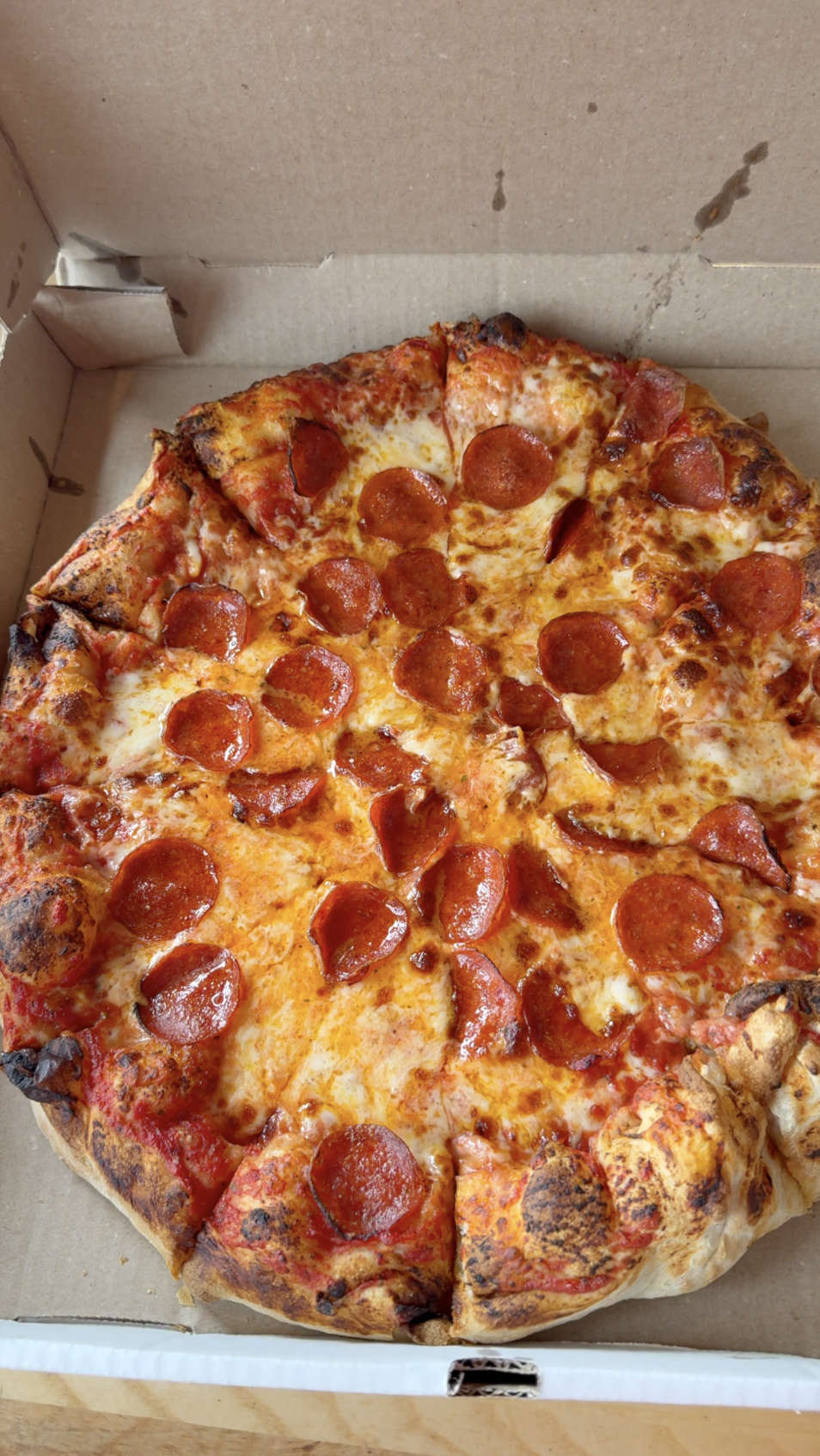 Roman Wheel Pepperoni Pizza Suttons Bay MI