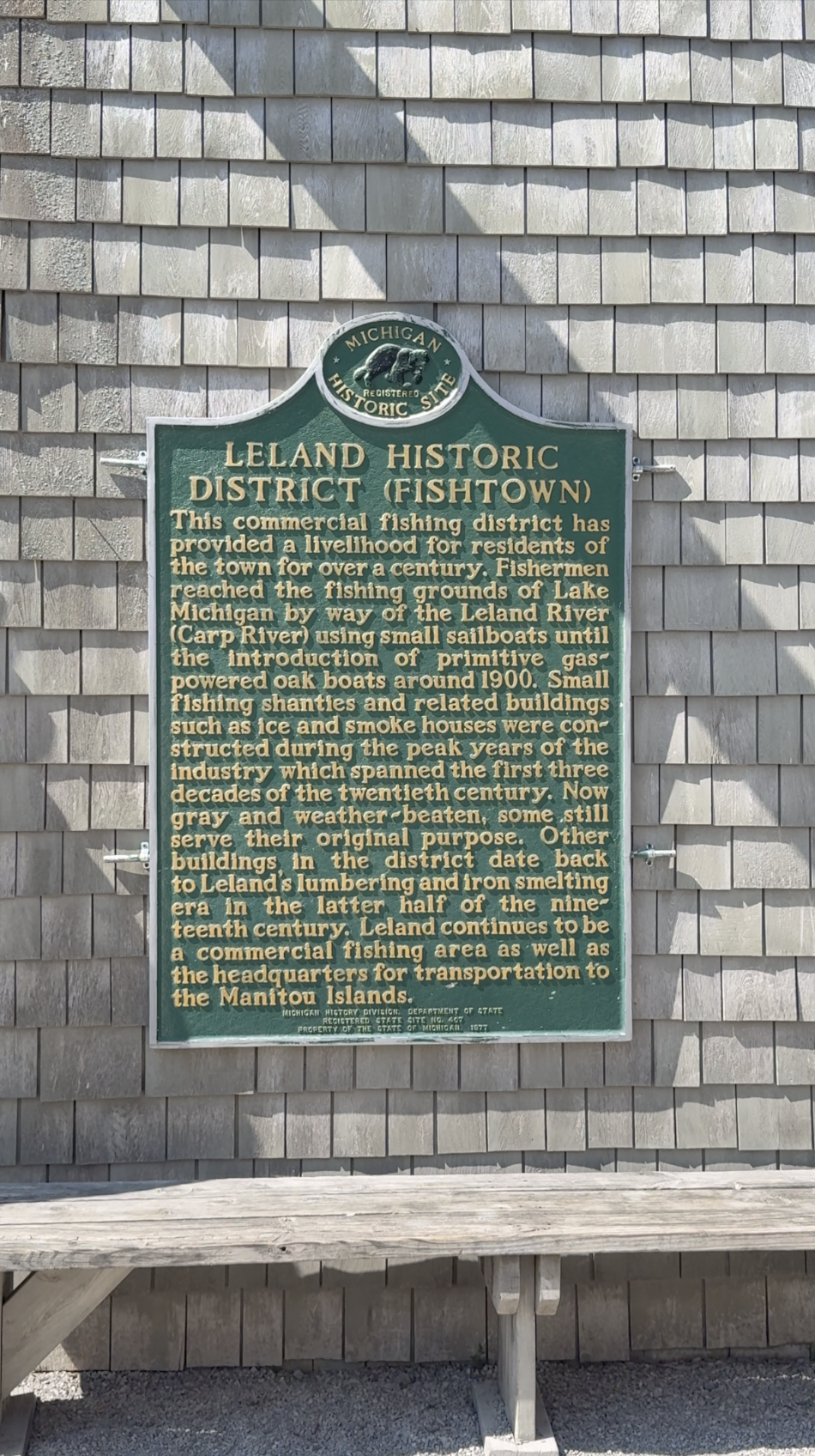 Leland Historic District (Fishtown) Michigan