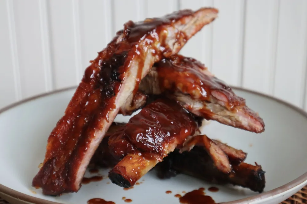 Smoked BBQ Pork Ribs with Homemade BBQ Sauce — Amelia is NOT a Chef