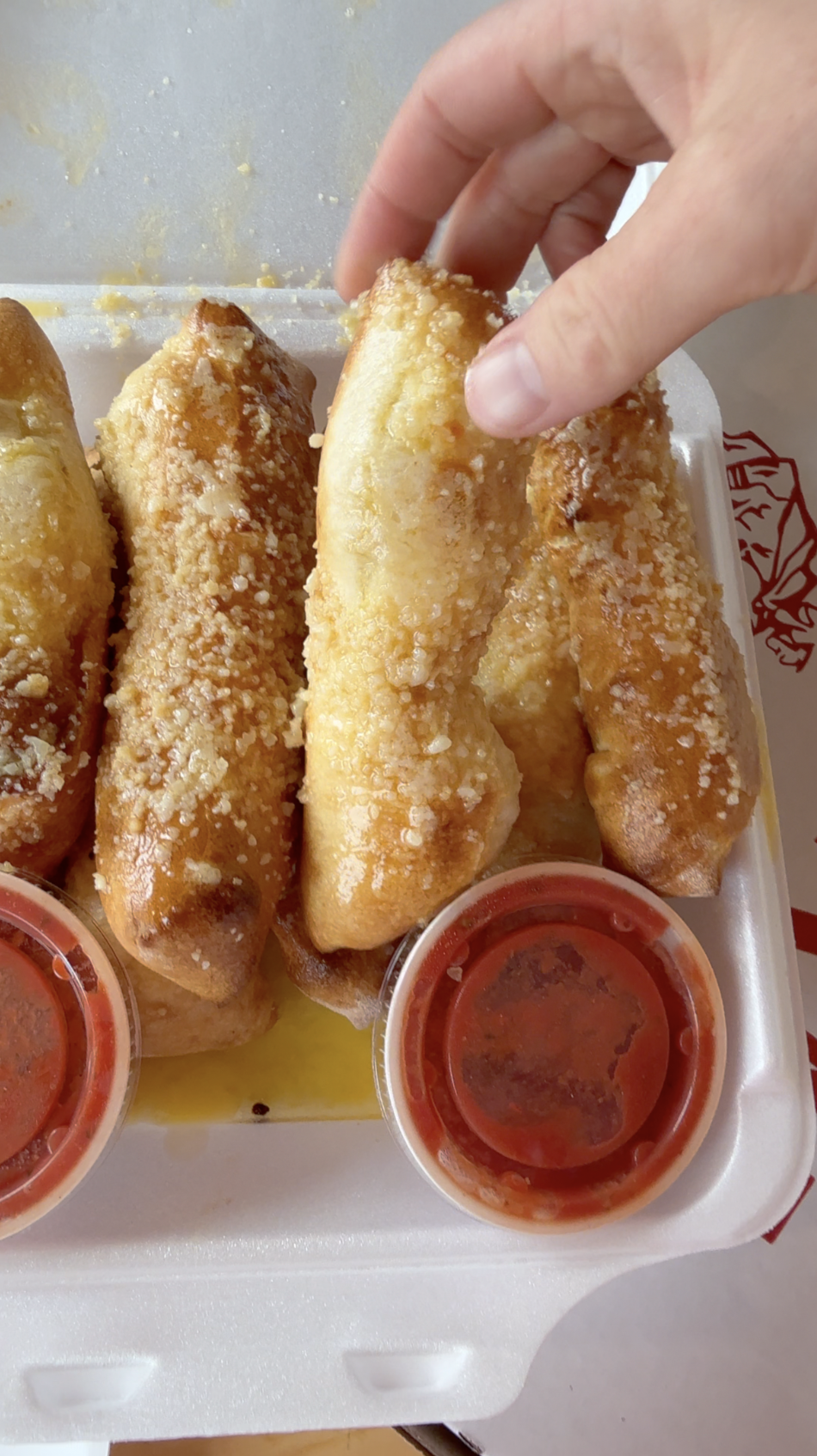 Parmesan Breadsticks from Roman Wheel in Suttons Bay Michigan