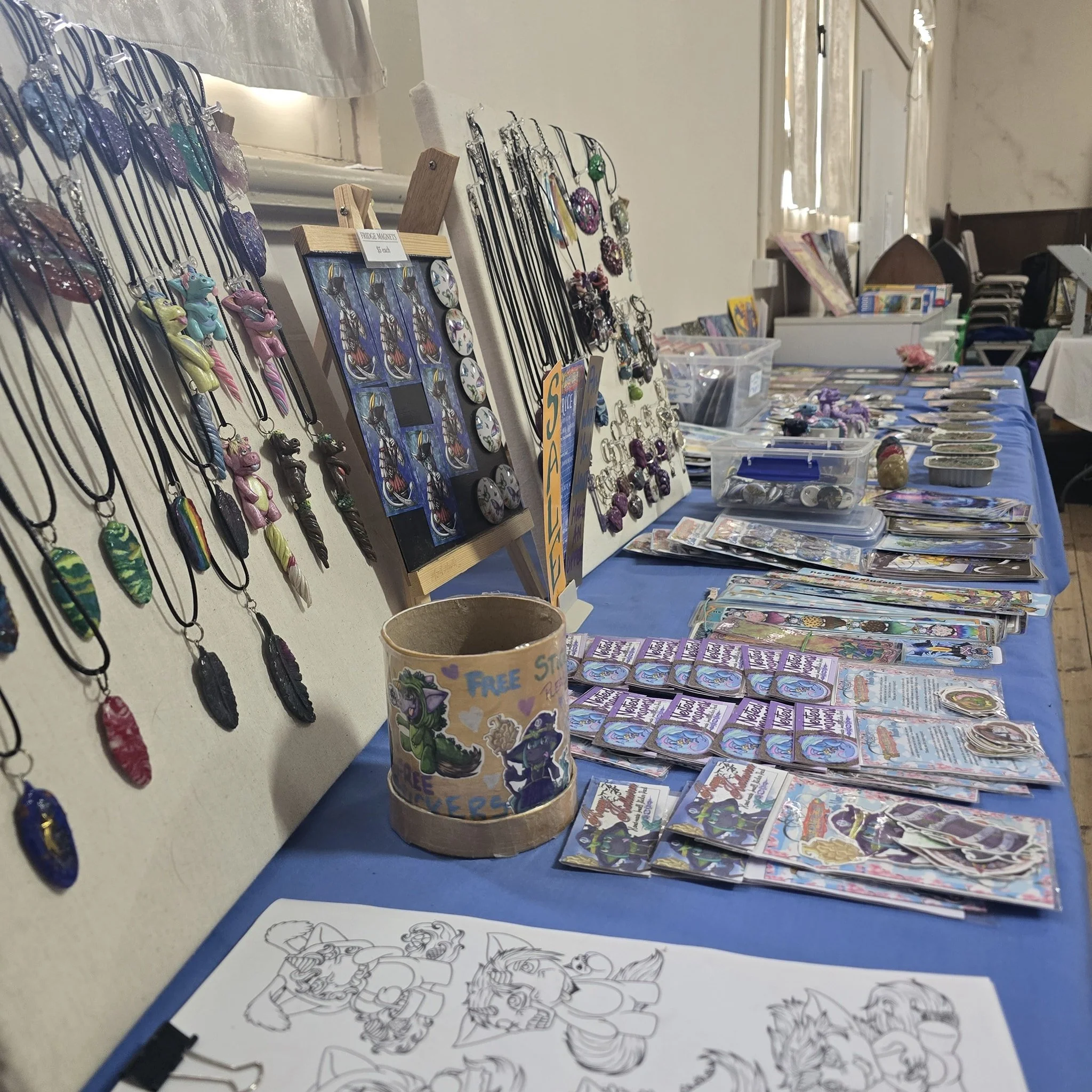 All set up inside the Auburn Country Markets at the Uniting Church grounds on the main road - Halfway between Gawler and Clare. Open until 1pm, come see the vendors and grab a bargain or two