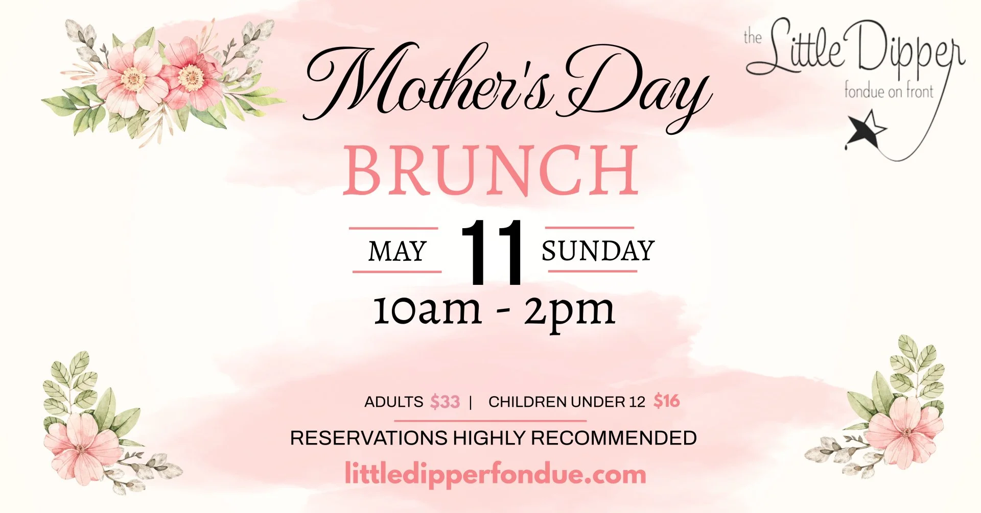 Mother’s Day Brunch Menu