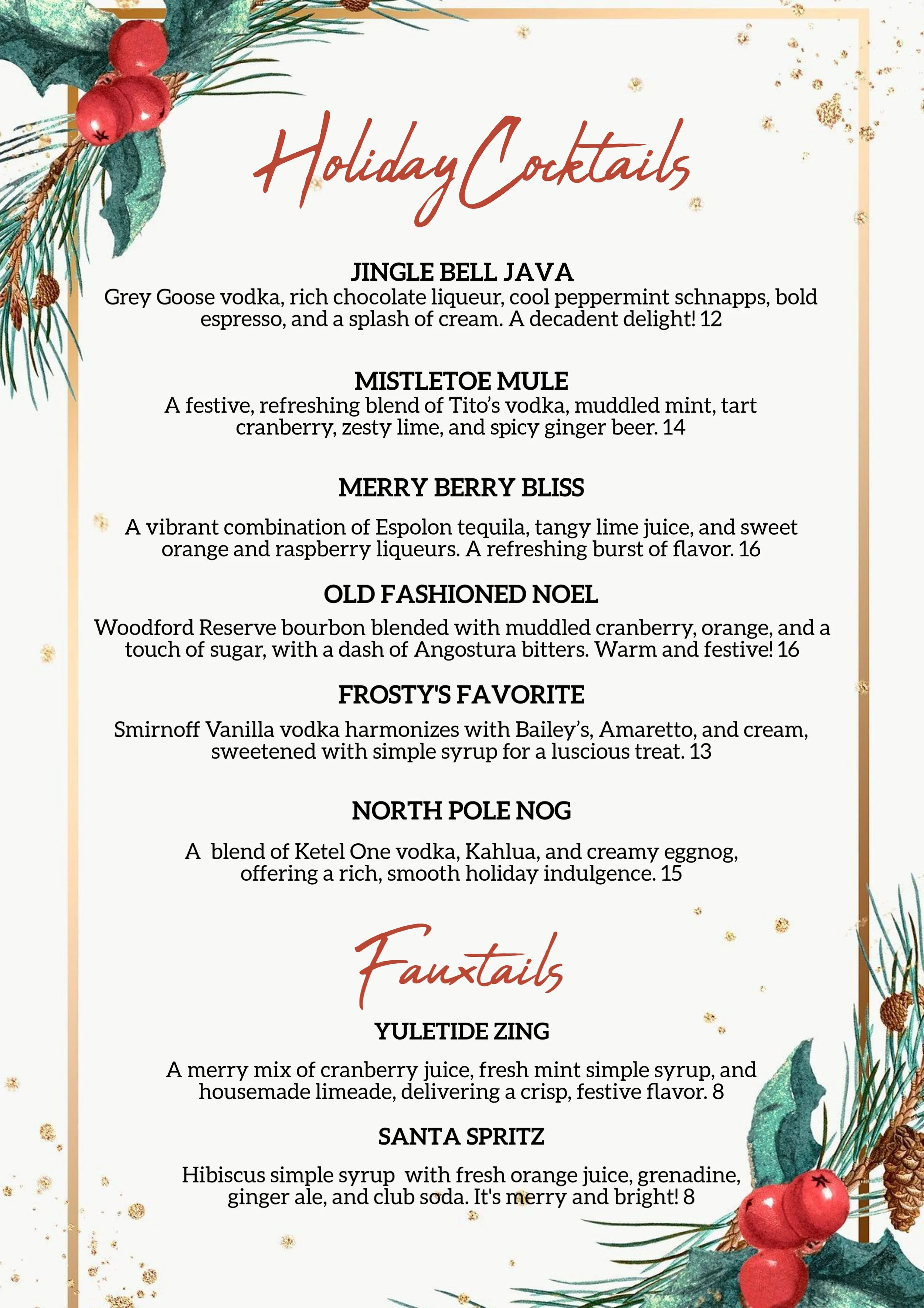 Fondue Menu — Restaurant Downtown Wilmington NC | Little Dipper Fondue