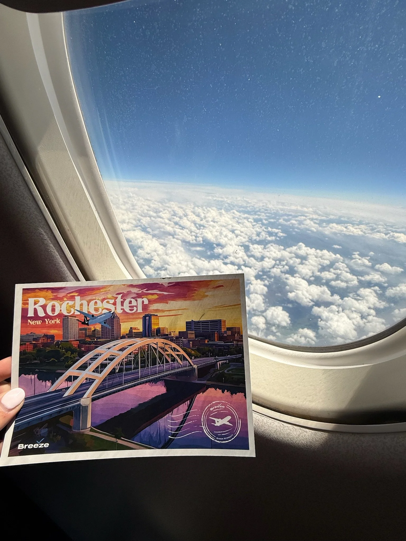 Inaugural Breeze Flight to Rochester, NY