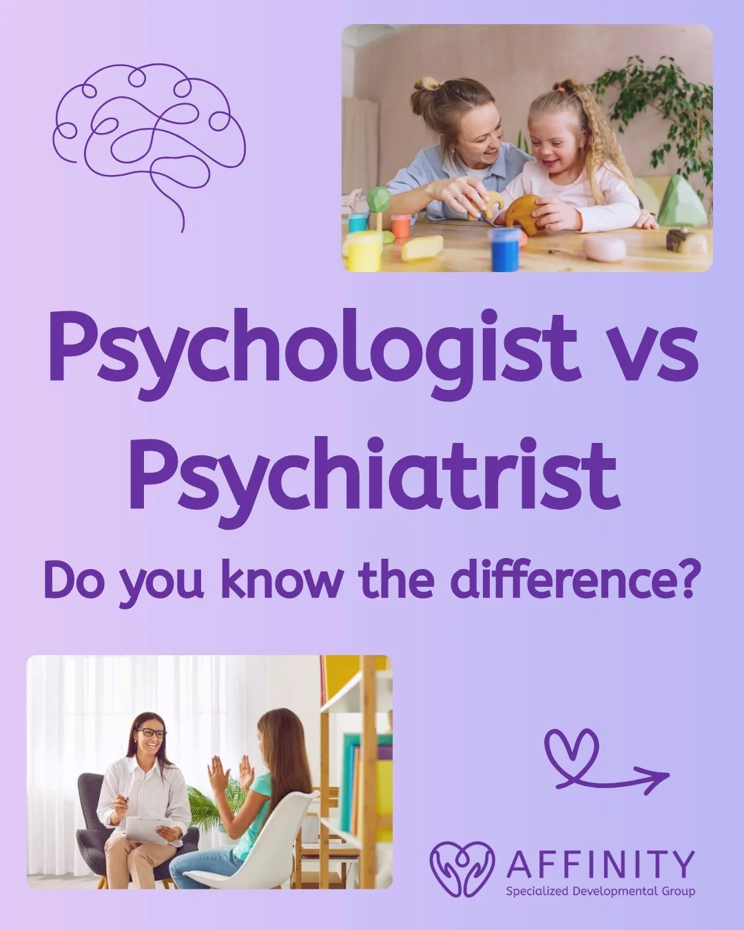 Psychologist vs Psychiatrist &mdash; What&rsquo;s the difference? 🧠💬

🔹 Psychologists specialize in therapy and psychological assessments to help with emotions, behaviour, and mental health. They are not medical doctors and they do not  prescribe 