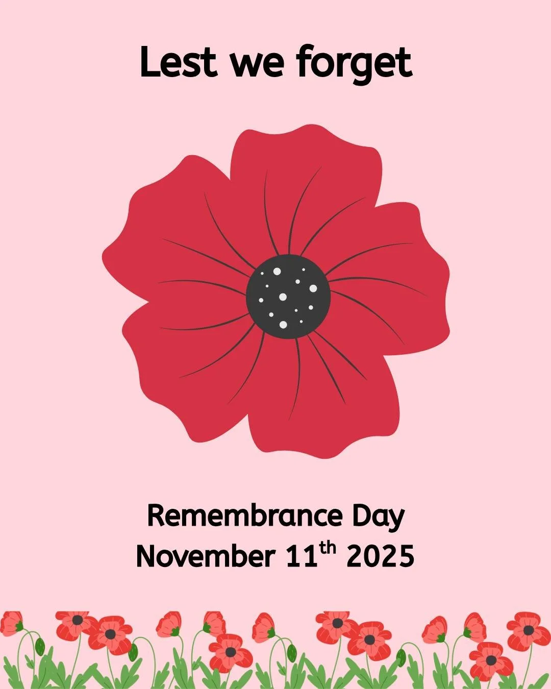 Affinity Group will be closed Remembrance Day, November 11th, to honour and remember the lives lost and forever changed due to war.