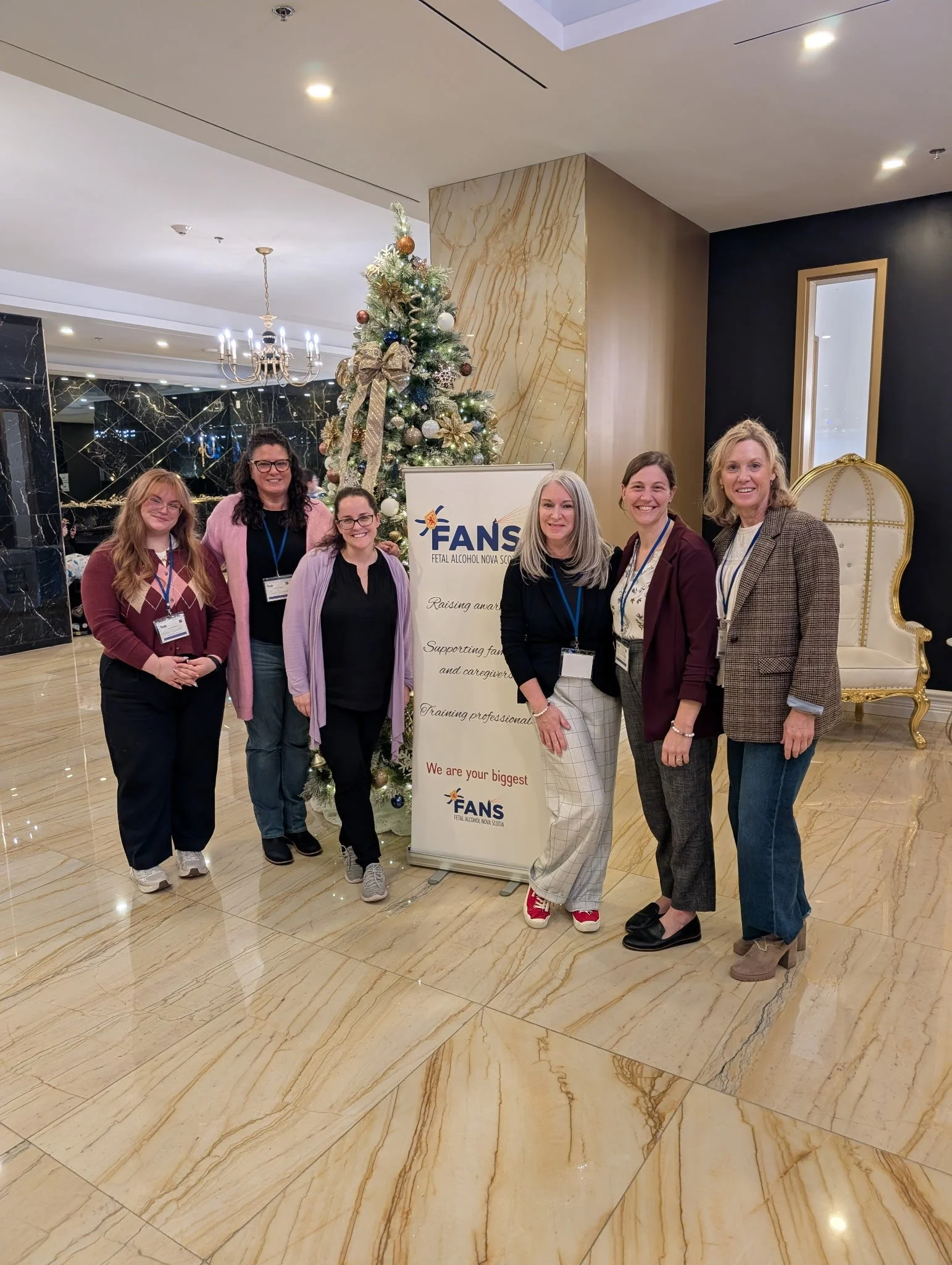 Members from our multidisciplinary team spent the day at the Fetal Alcohol Nova Scotia (FANS) Conference in Halifax 💜 
Our Practice Leader, Dr. Lindsay Bates, had the opportunity to speak and highlight the work we&rsquo;re doing at Affinity to suppo