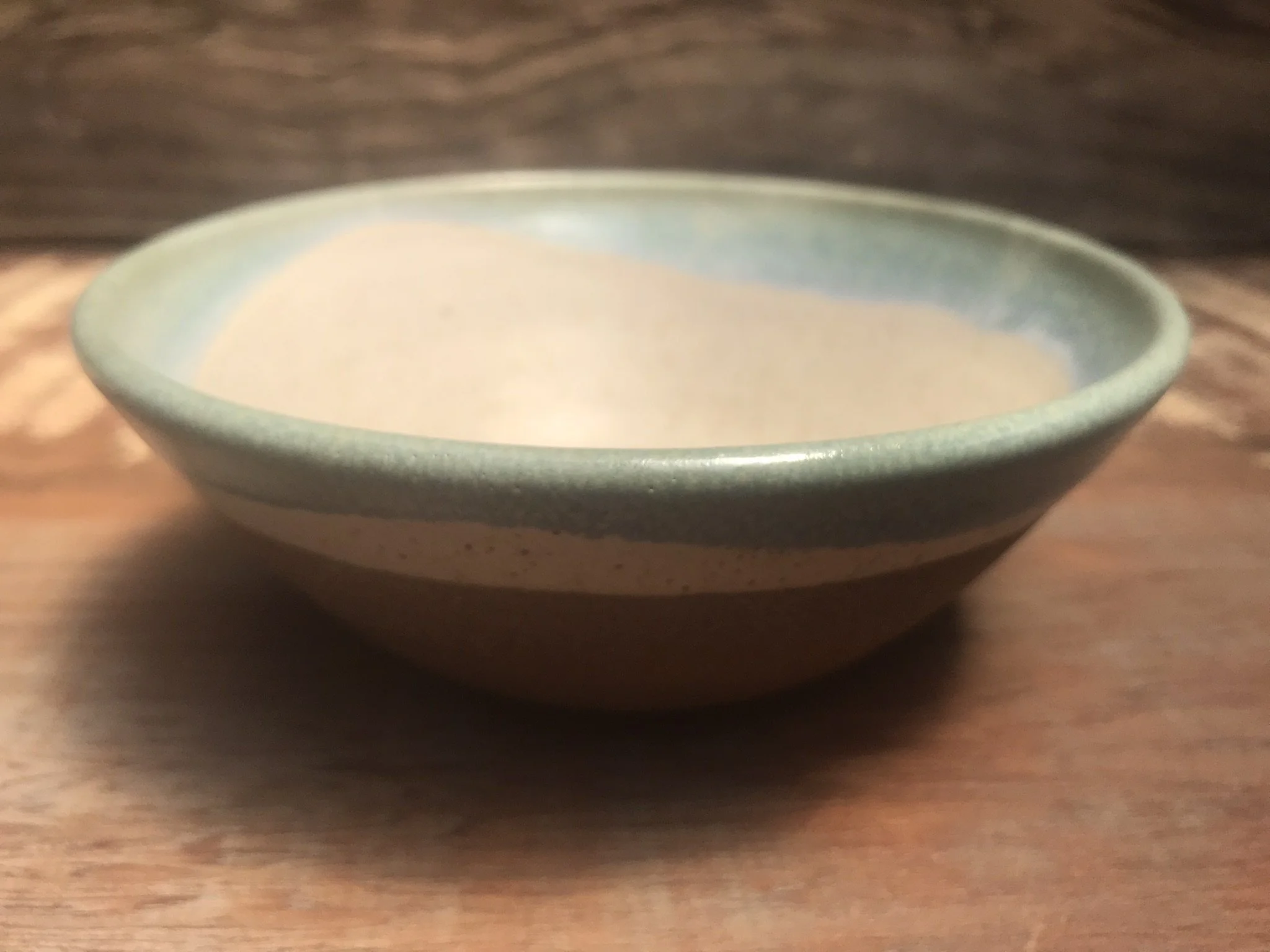 Soup/Cereal Bowl - Blue/Oatmeal
