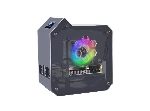 The original innovation of the Picasso Pi, a mini CPU created to connect mobile devices to a printer in poor reception areas.