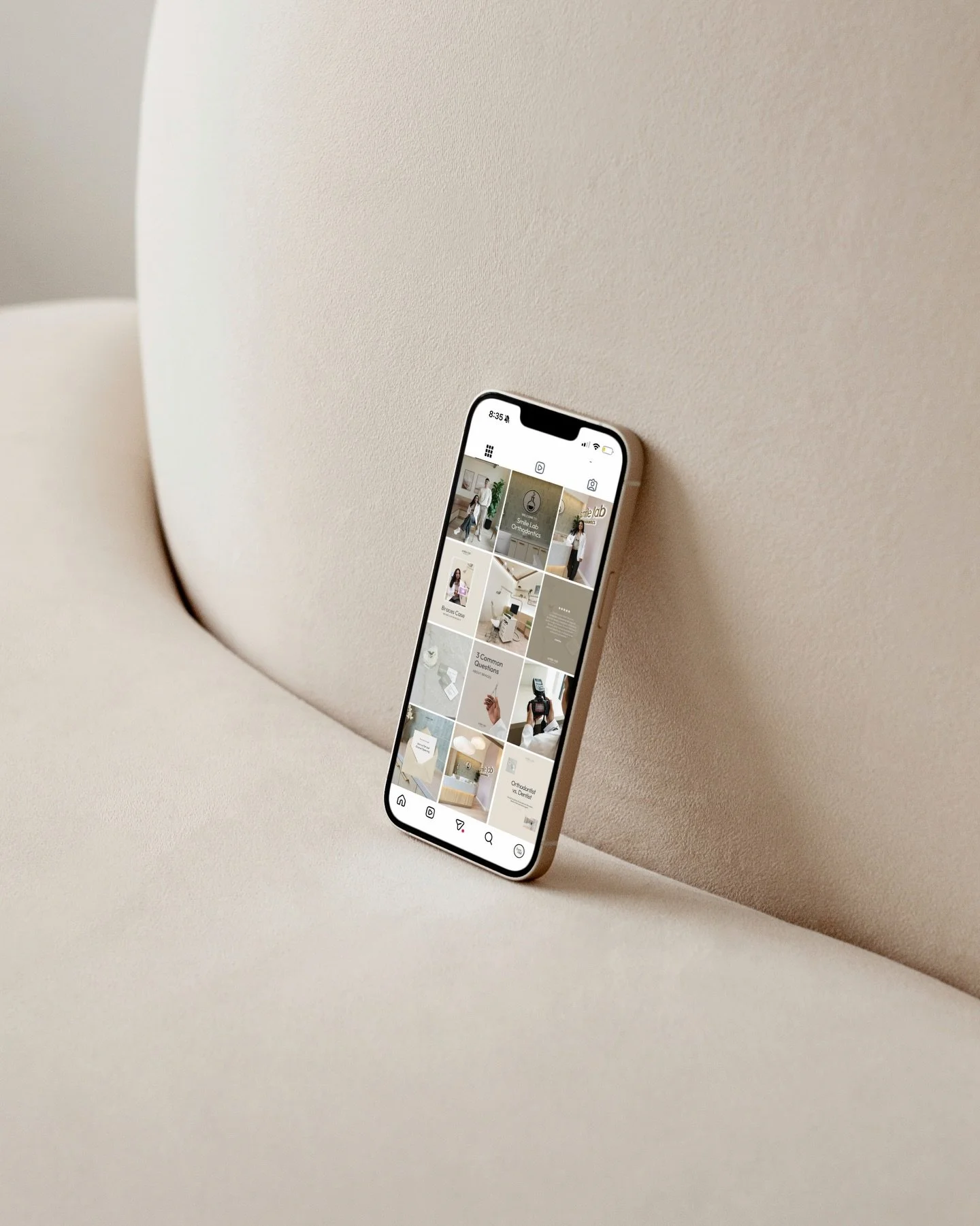 This is what feed planning + a content day looks like in action. 🤍

For our orthodontic client, we came in, captured all of the photo and video content, and built out a full month of social media - reels, graphics, carousels, all of it.

Not ready f