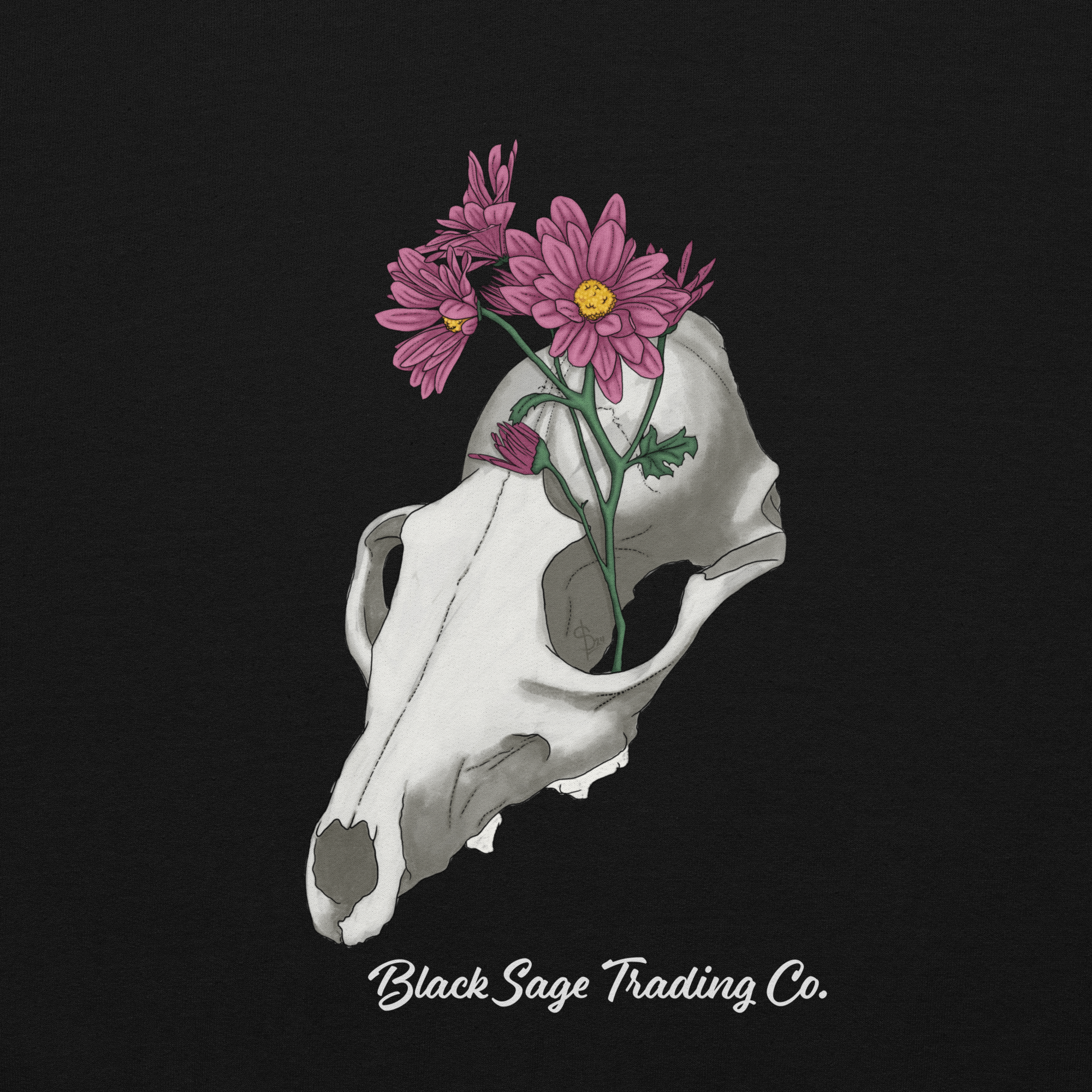 Floral Skull | Goth Cozy Sweatshirt