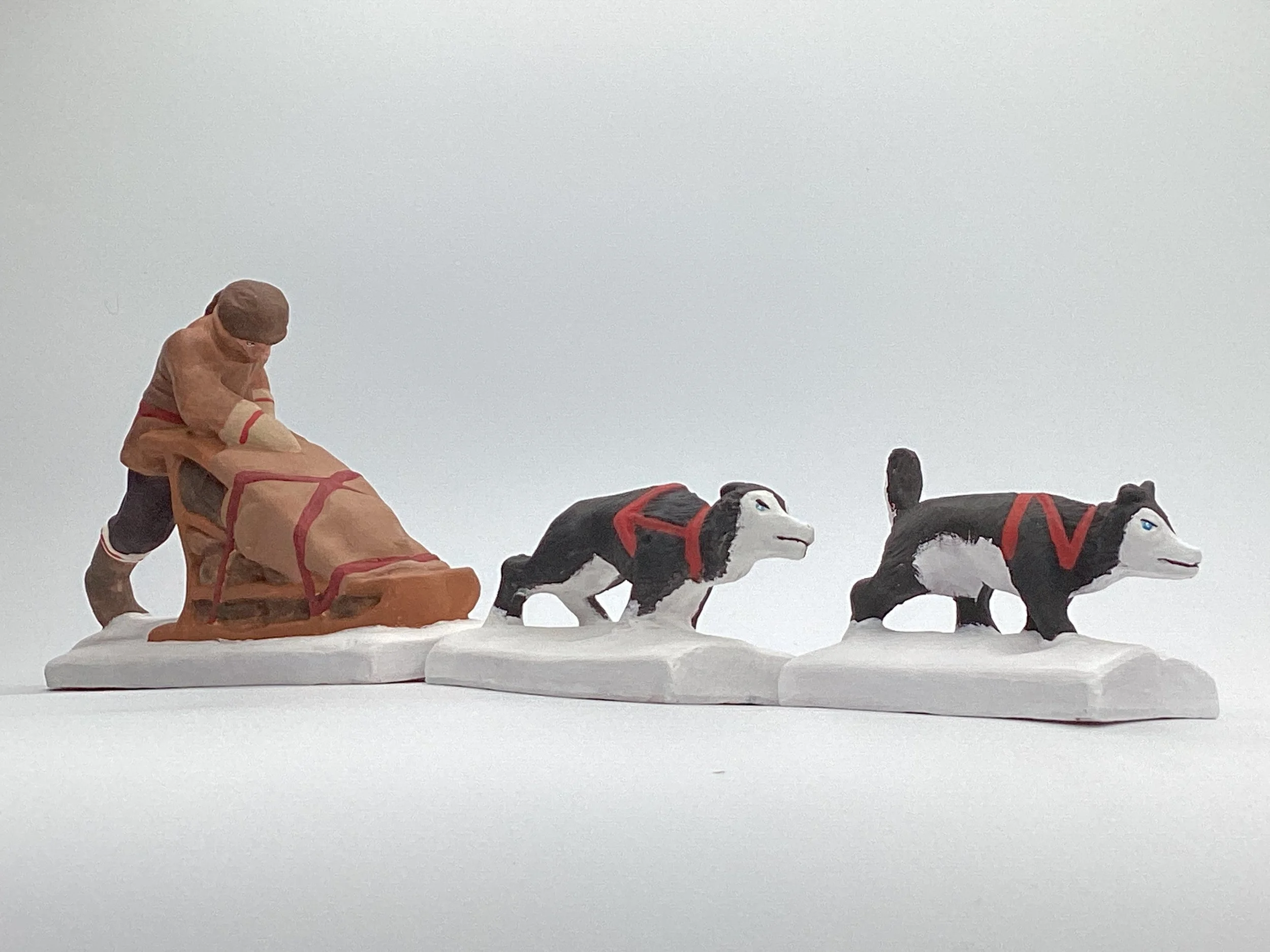 Traîneau à 2 chiens