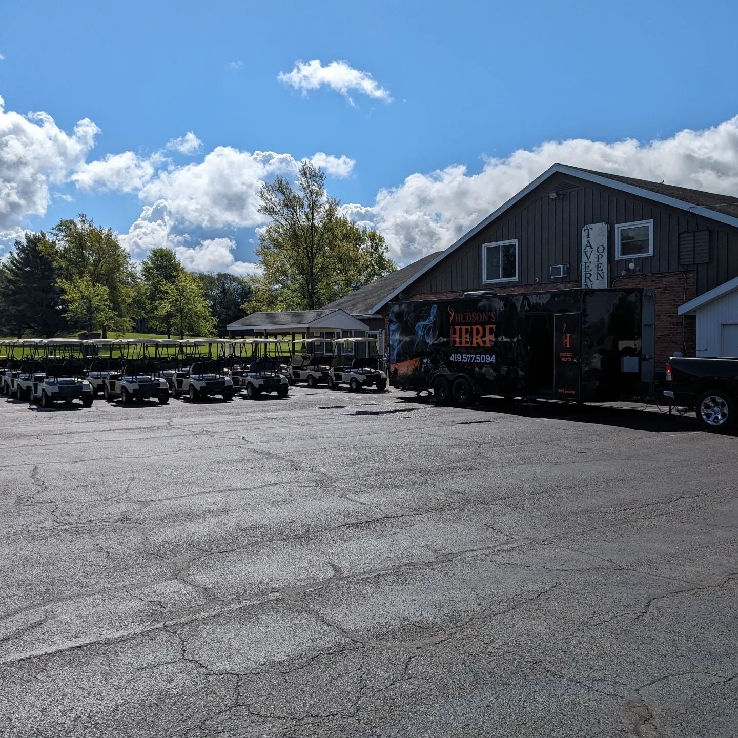 Turned out to be a beautiful day! Come check out this beautiful Golf course and grab a cigar