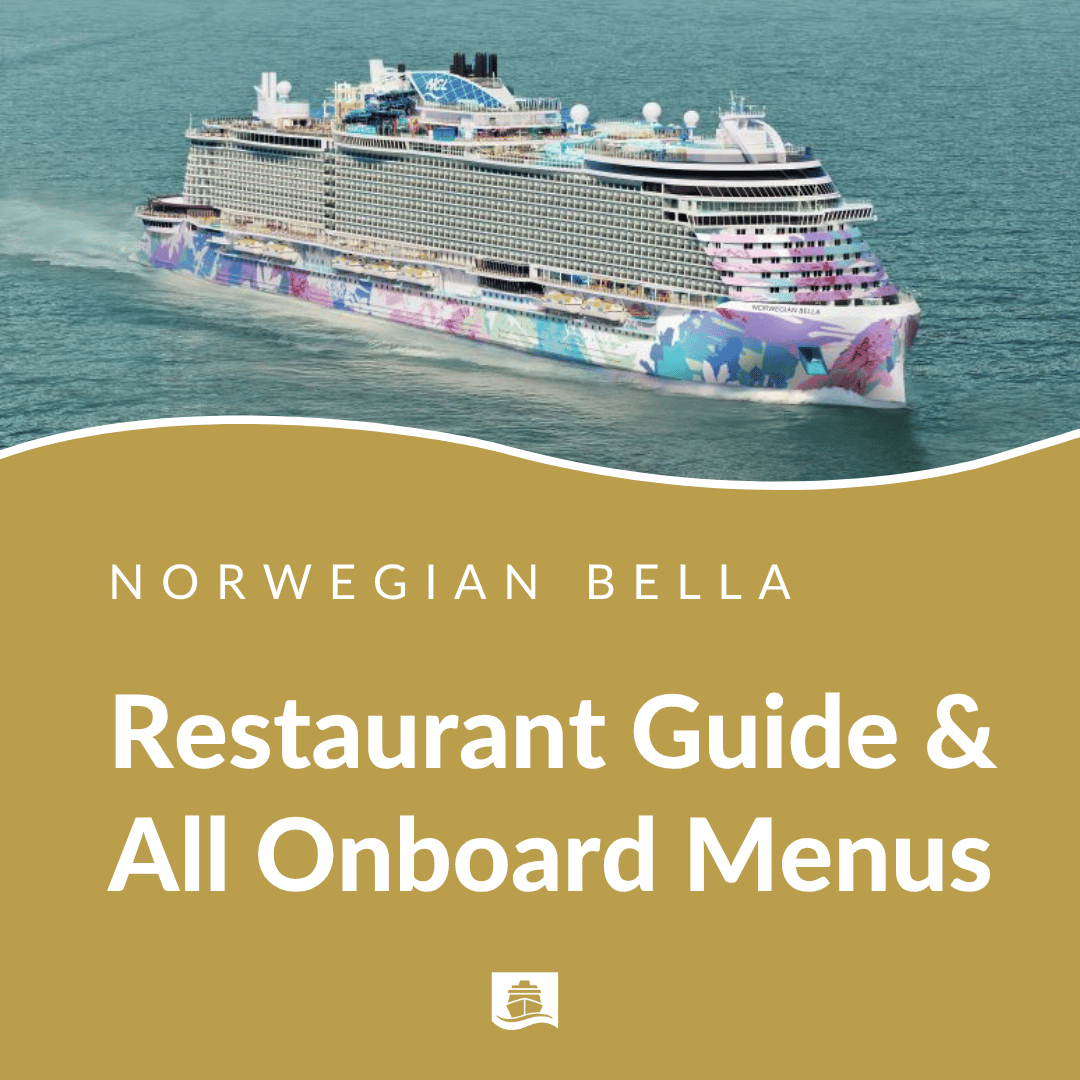 Norwegian Bella Complete Restaurant Guide, Dining Hours &amp; All Menus