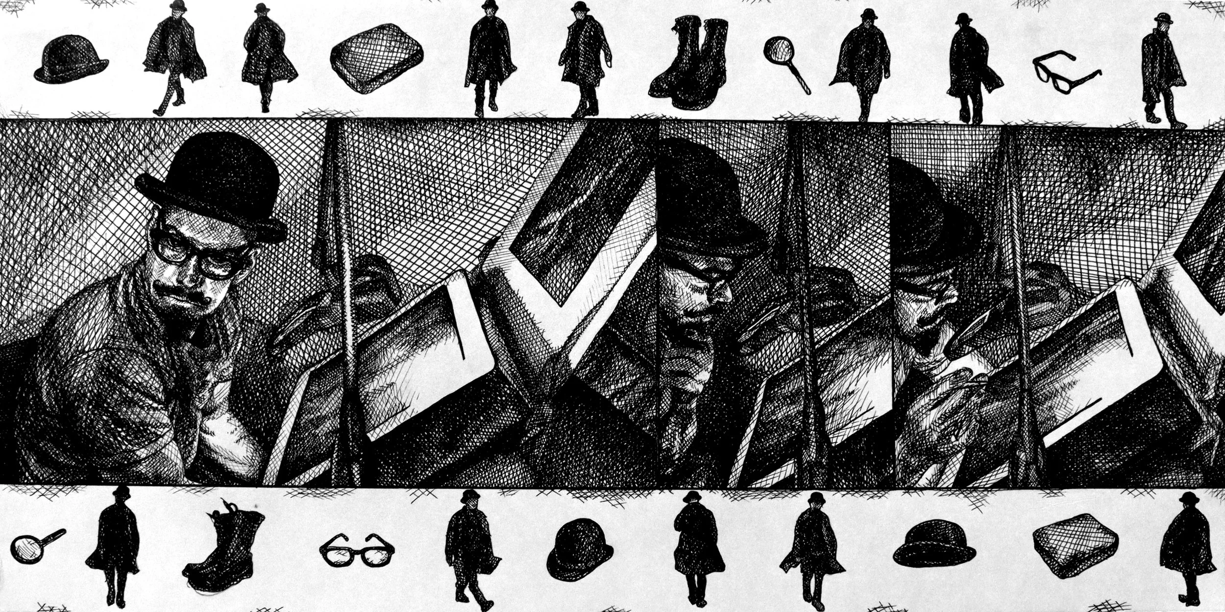Carla Leo Feral Carla Press Painter Printmaker Drawing The Sleuthographer