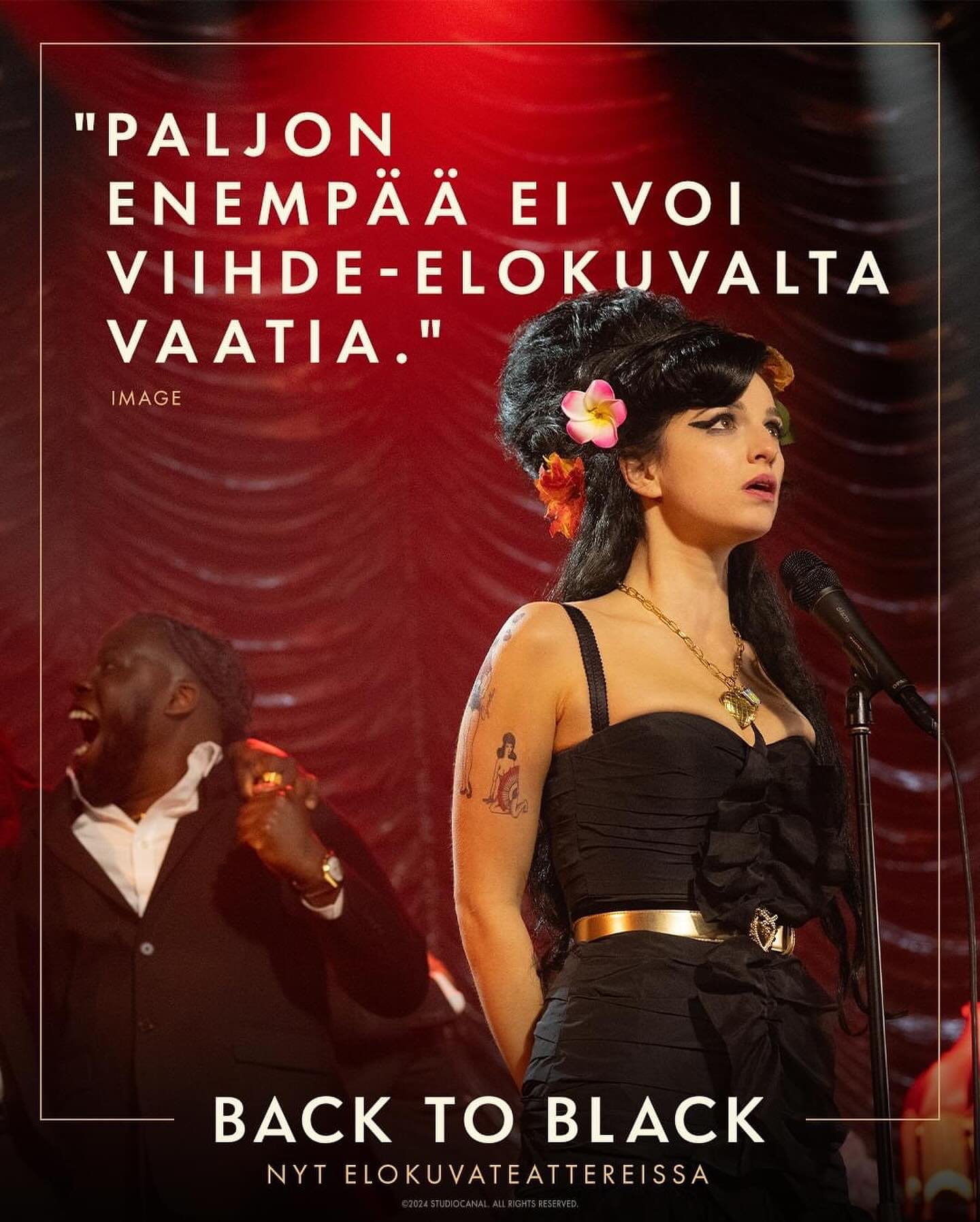 Kaikki Amy Winehousen musiikin fanit hoi! 

Kulttuurimyllyn keskiviikkokinon ilta on omistettu Amy Winehouselle, h&auml;nen musiikilleen, h&auml;nen el&auml;m&auml;lleen, h&auml;nen tarinalleen. ❤️Tervetuloa!

📽️🎶 ke 17.4. Klo 18.00 Back To Black 
