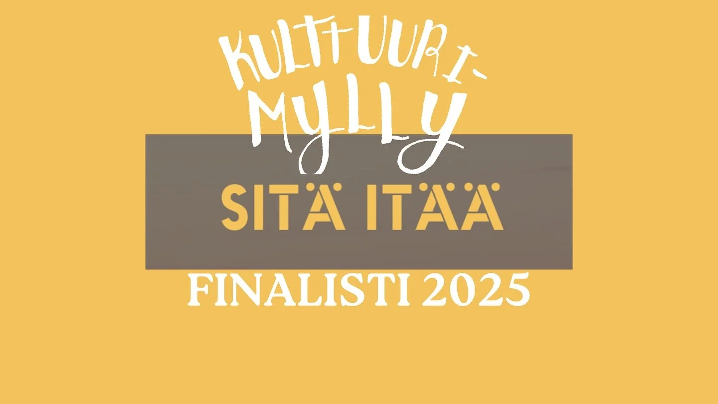 Joulunajan iloa ja kulttuuriel&auml;myksi&auml; It&auml;-Helsinkiin &ndash; yhdess&auml;!

Iloisia uutisia! Kulttuurimylly on ehdolla Sit&auml; It&auml;&auml; -palkinnon saajaksi, ja jos voitamme, jaamme koko 3000 &euro; palkintorahan takaisin alueel