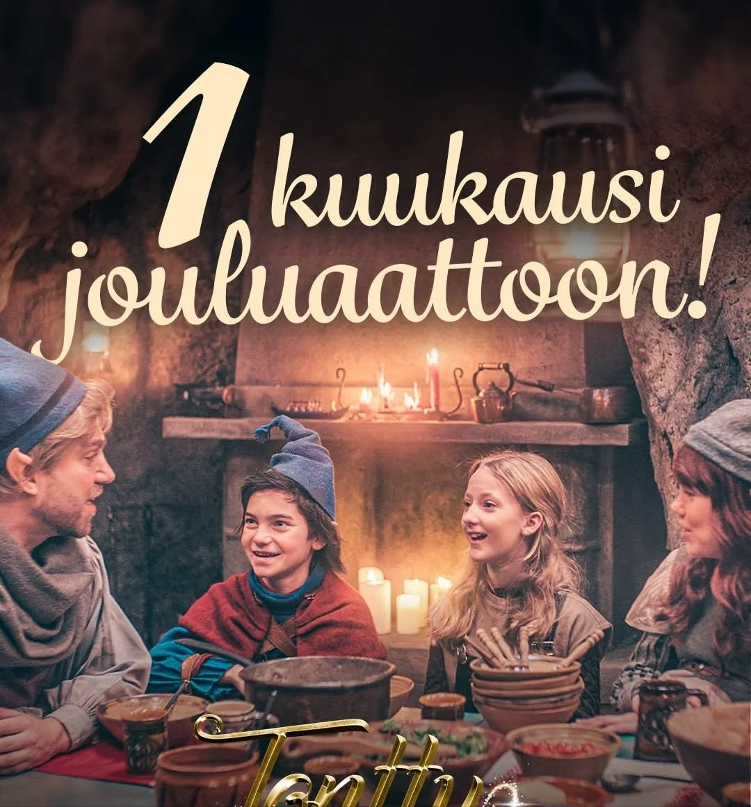 ✨❄️Jouluaattoon on en&auml;&auml; kuukausi! ❄️✨

Jos ei tonttuja ole viel&auml; n&auml;kynyt, kannattaa tonttujen yst&auml;vien suunnata kohti Kulttuurimylly&auml;, jossa l&auml;hiviikkoina tonttuja vilahtelee niin teatterilavalla kuin valkokankaalla