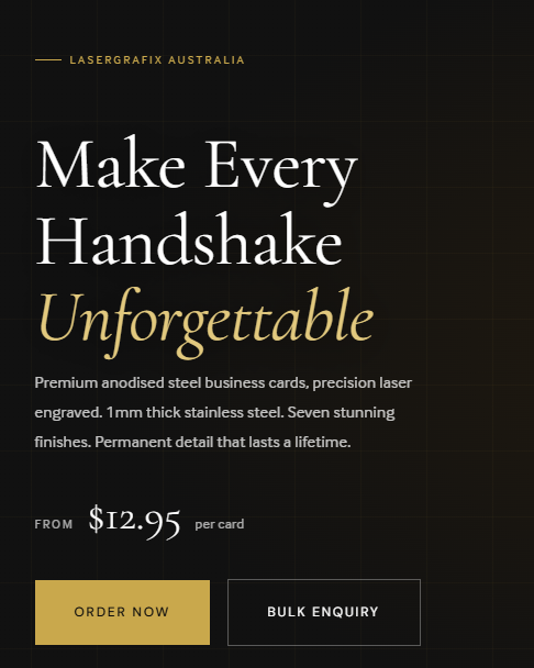 Steel Business/Membership Cards