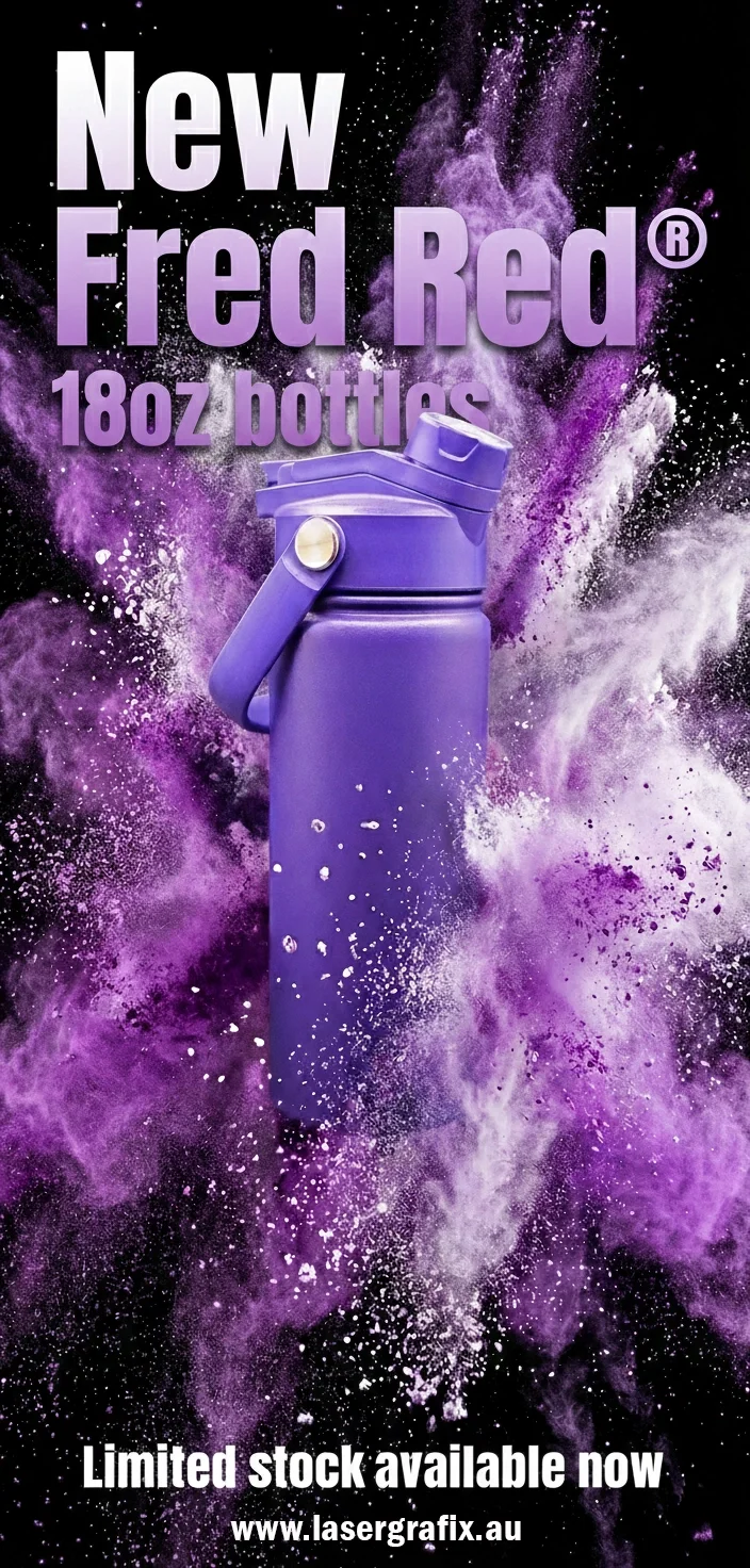 Fred Red® 18 Oz Ceramic Coated Bottles